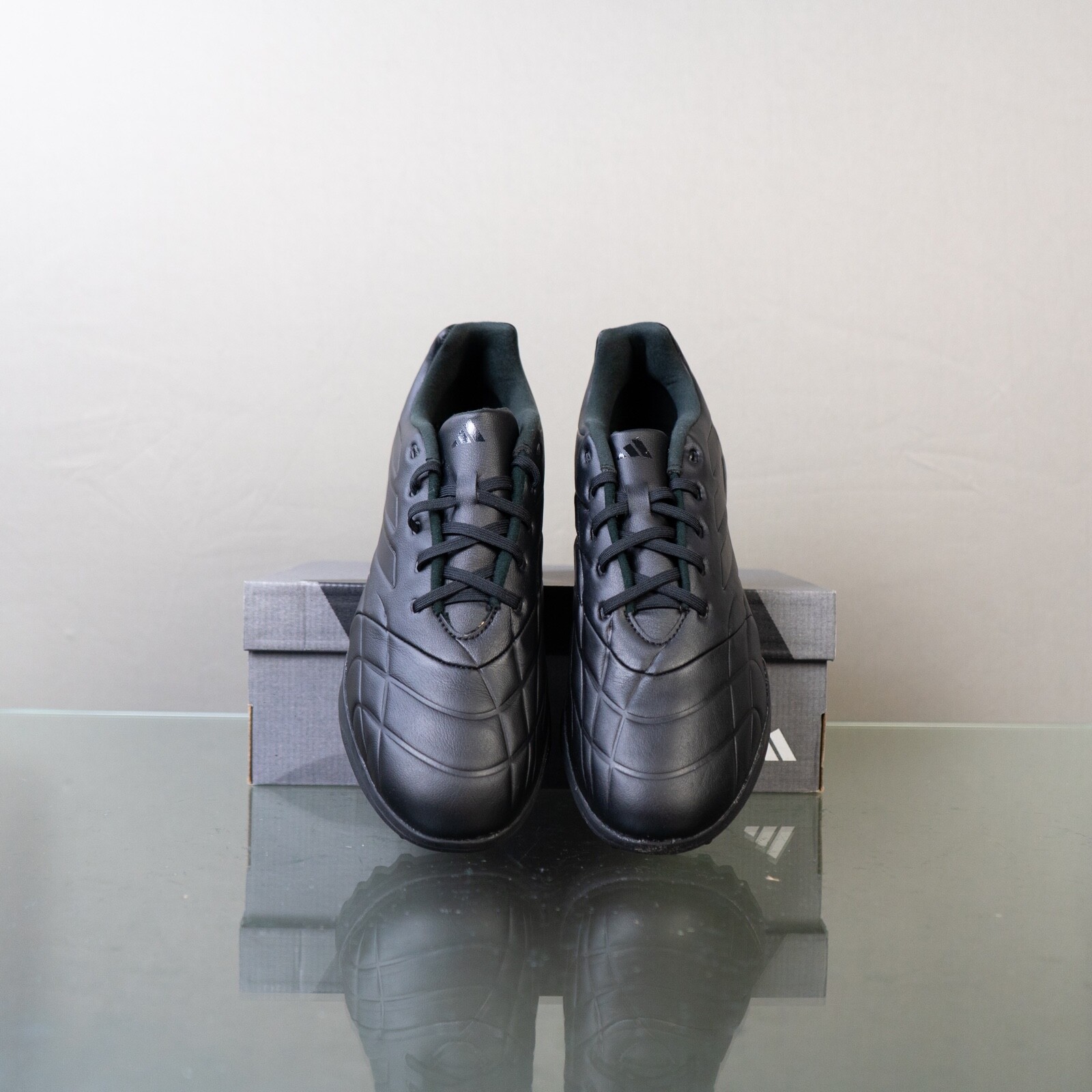 Adidas Copa Pure 3 Turf Men’s Soccer Cleats Black Leather Shoe #321