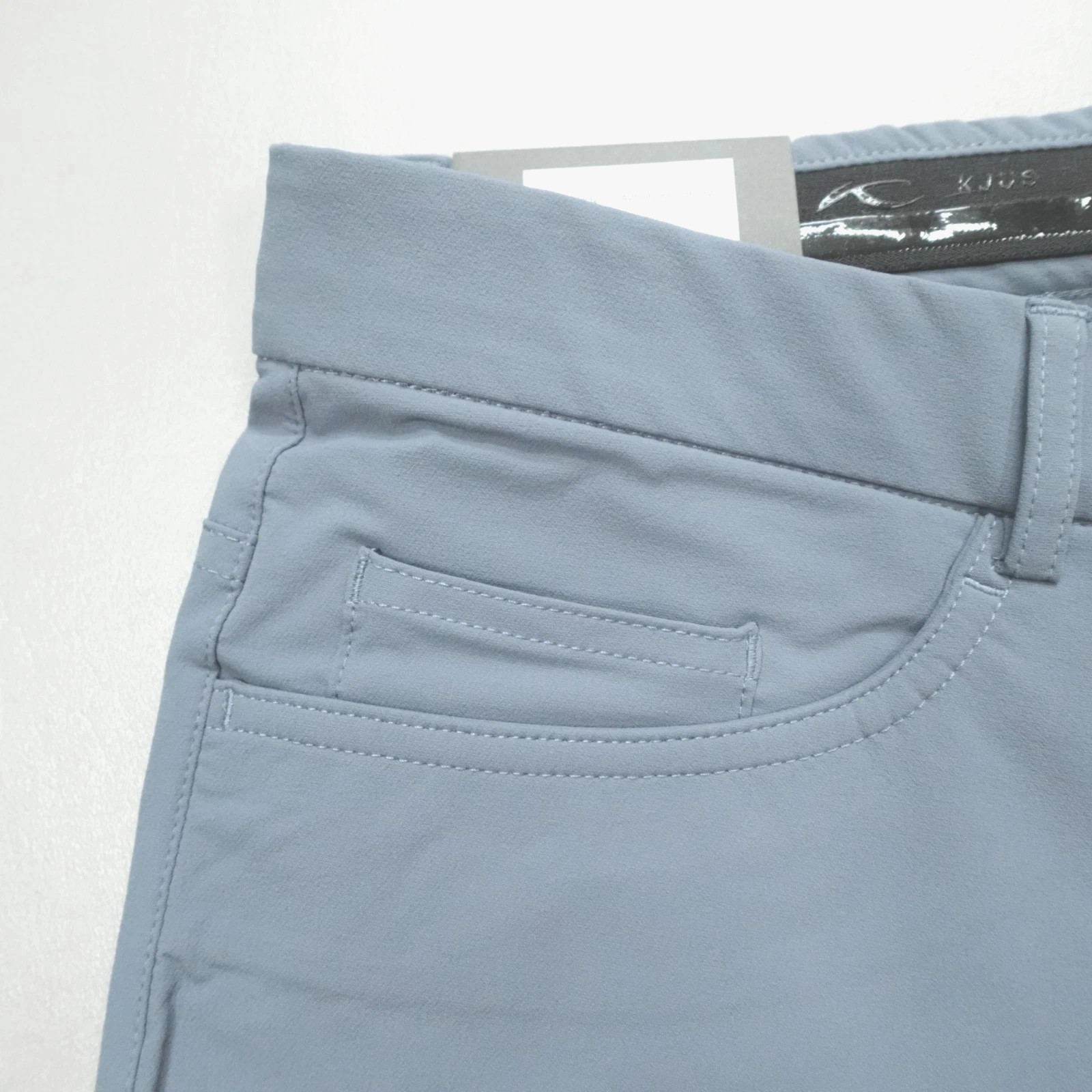 KJUS Ike Performance Golf Pants Tailored Fit 5 Pockets Steel Blue MG20-HO2