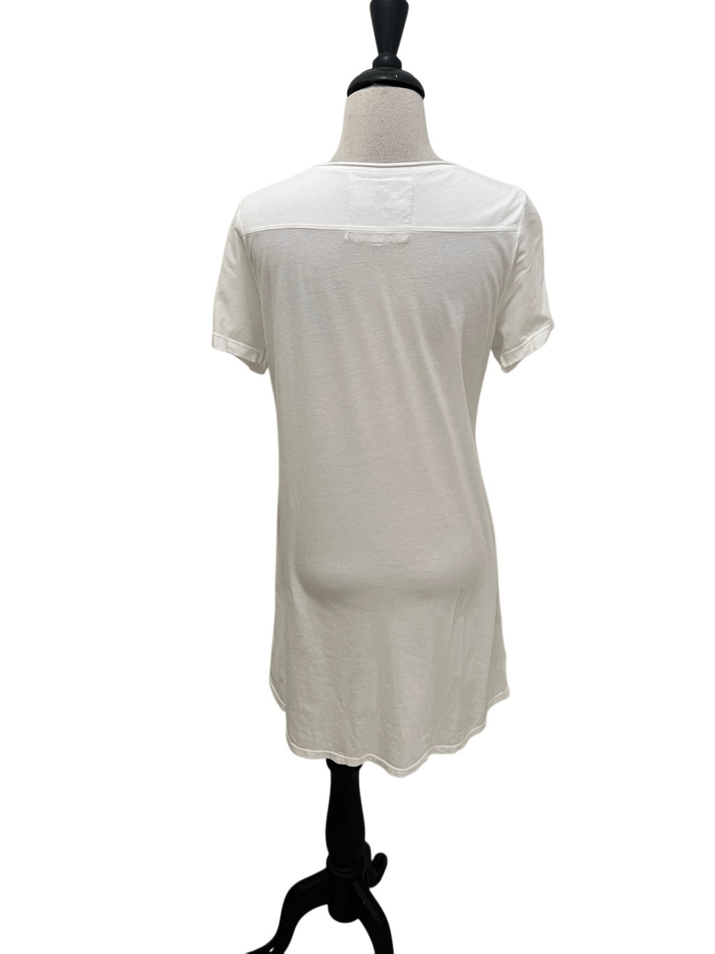 Johnny Was Women’s Boho Floral Embroidery Adele Drape Tunic Dress White Medium