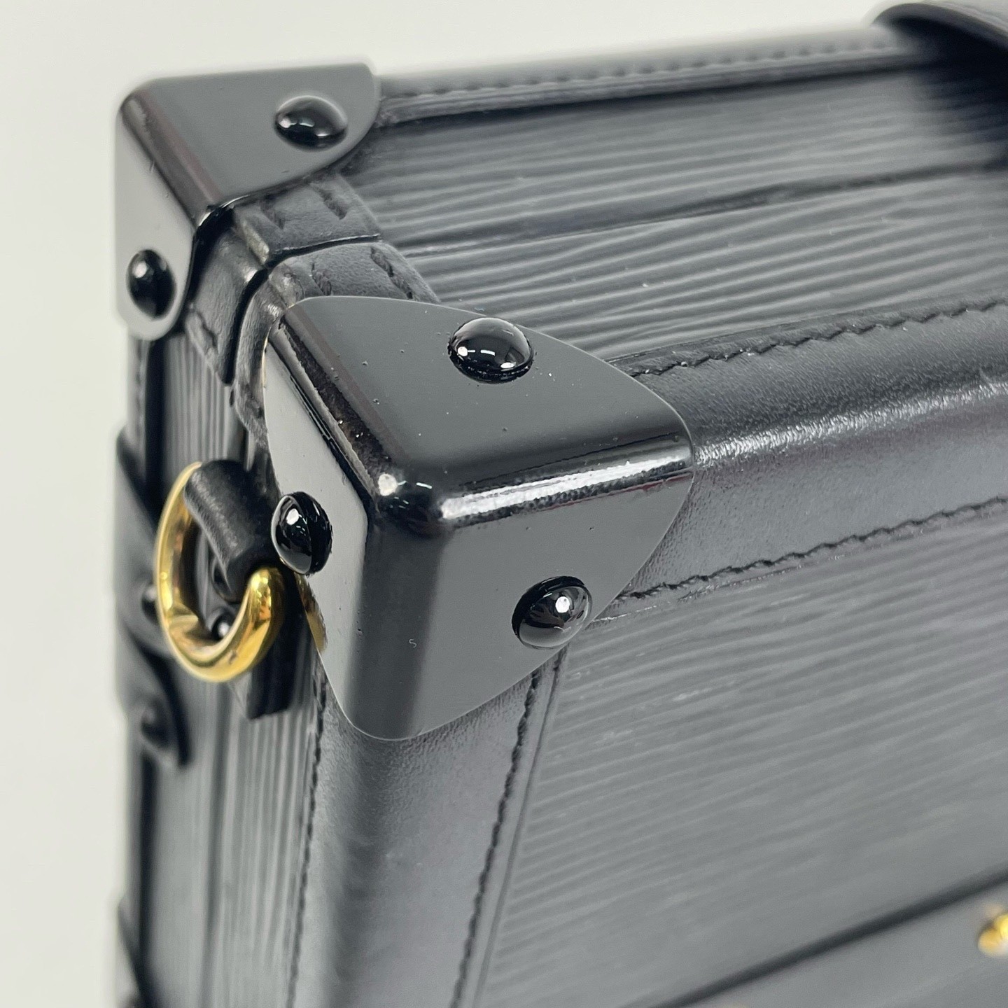 Louis Vuitton Pre-Owned Authentic Box Clutch Black 20×12.5×6cm