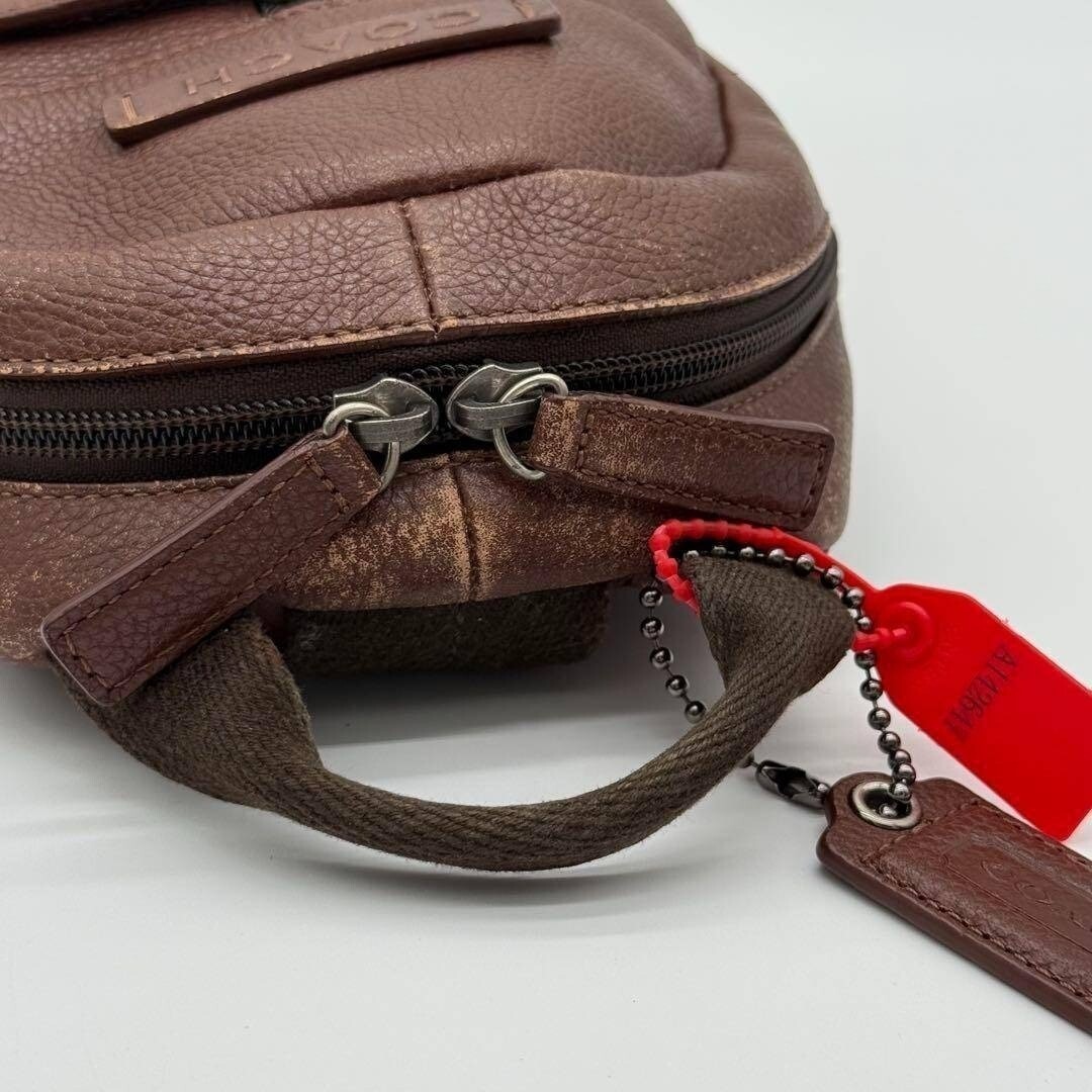 COACH Crossbody Bag Camden F70691 Brown Vintage Auth From Japan