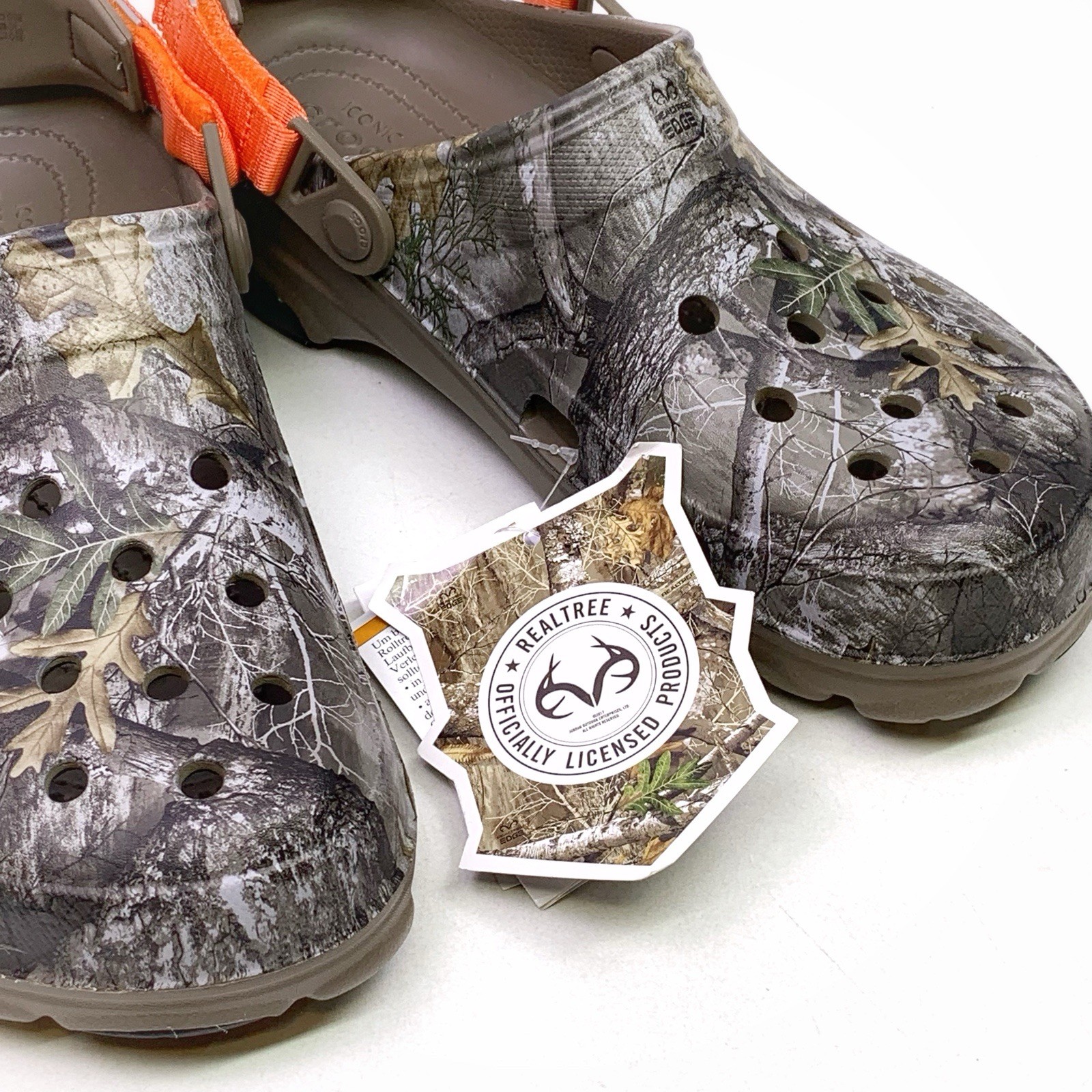 Crocs Realtree Edge All-Terrain Clog US Mens Sizes Walnut Camo 206504-267 NEW!