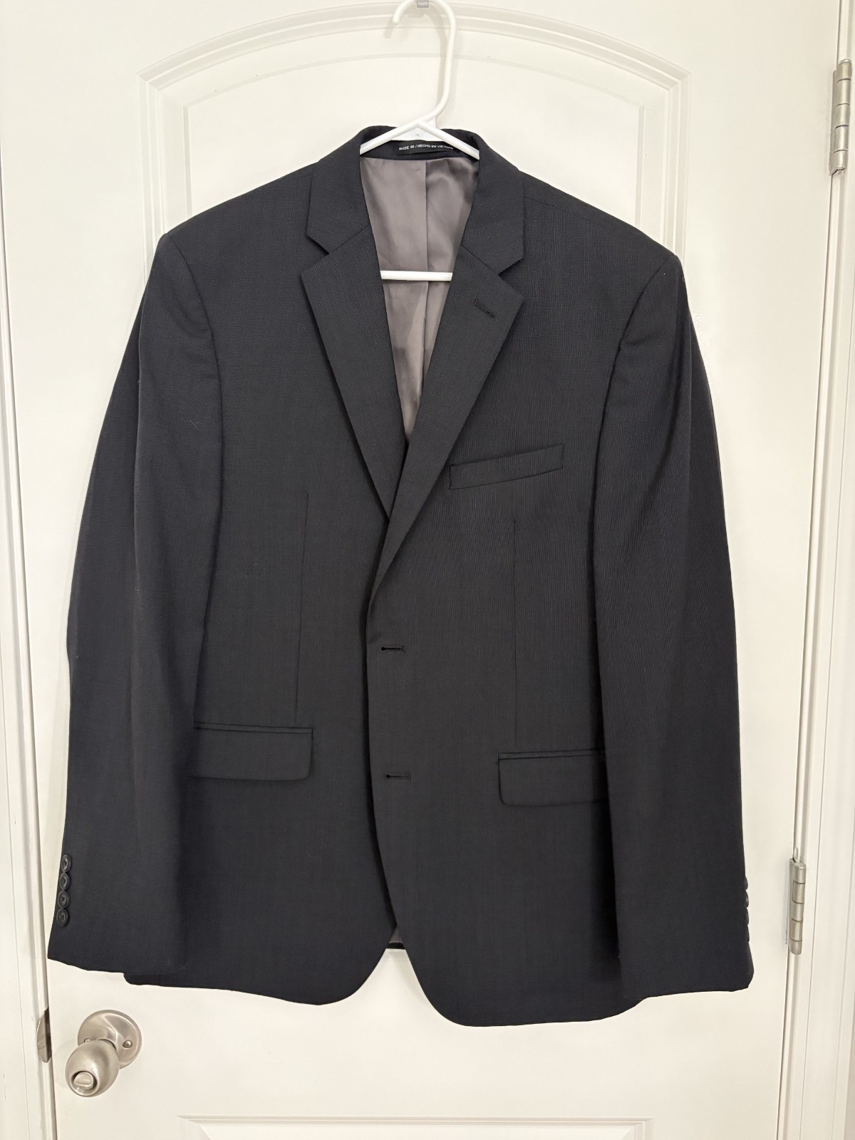 Men’s Blazers/ Sports Coat – Perry Ellis Portfolio Slim Fit 40R Black