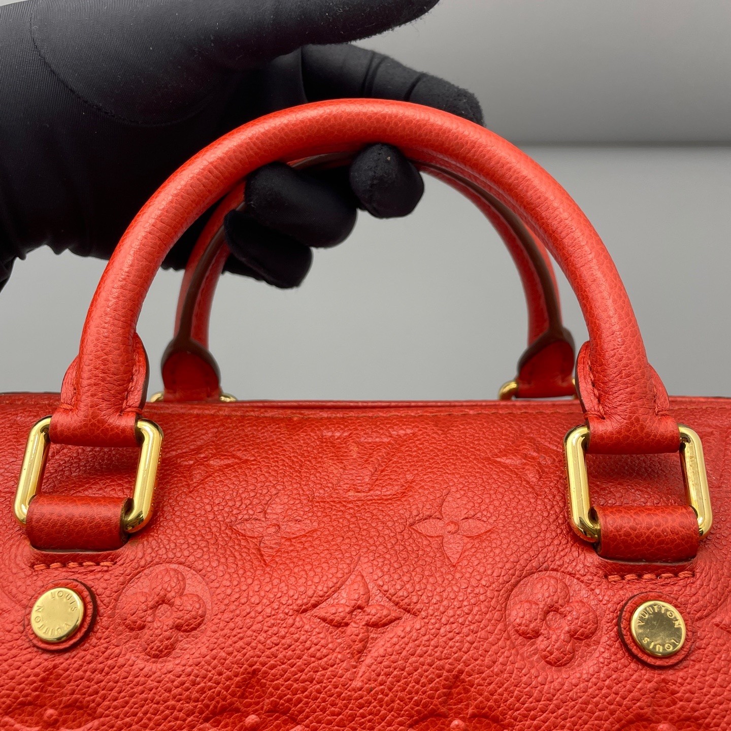Louis Vuitton Pre-Owned Authentic Luxury Handbag Red 25*18*15cm