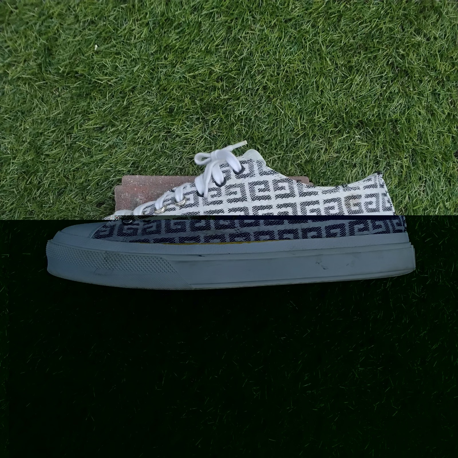 Givenchy 4G Jacquard City Low Sneaker Men’s Black/White