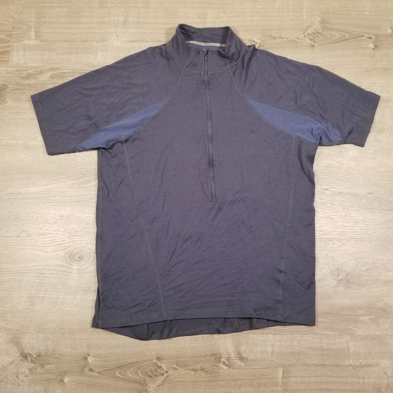 Endura Baa Baa Merino Tech Quarter Zip Baselayer Cycling Jersey Shirt Size XXL
