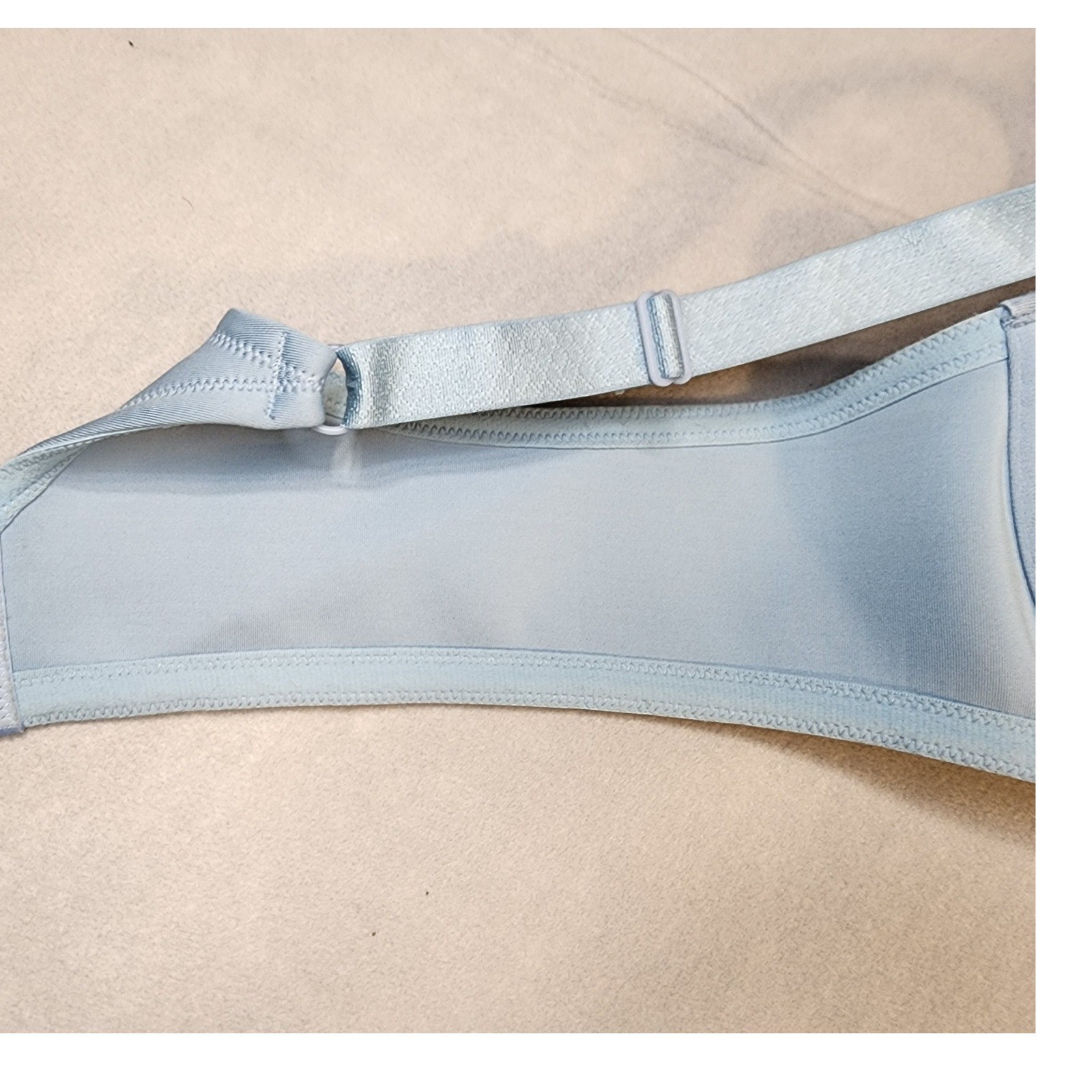 Vanity Fair Underwire Bra Women 44C Blue Excellent Back Smoothing 76380 Lace