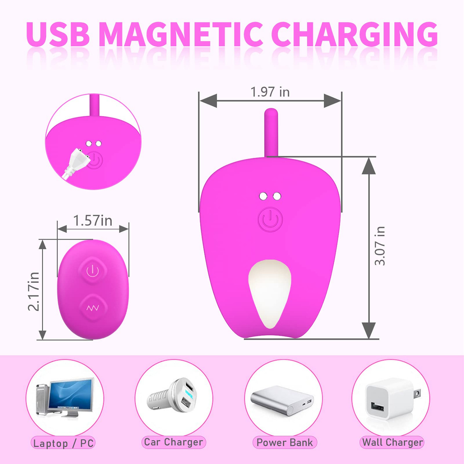 APP Remote Control Vibrating Panties C-String Rechargeable Toy Waterproof Sexy