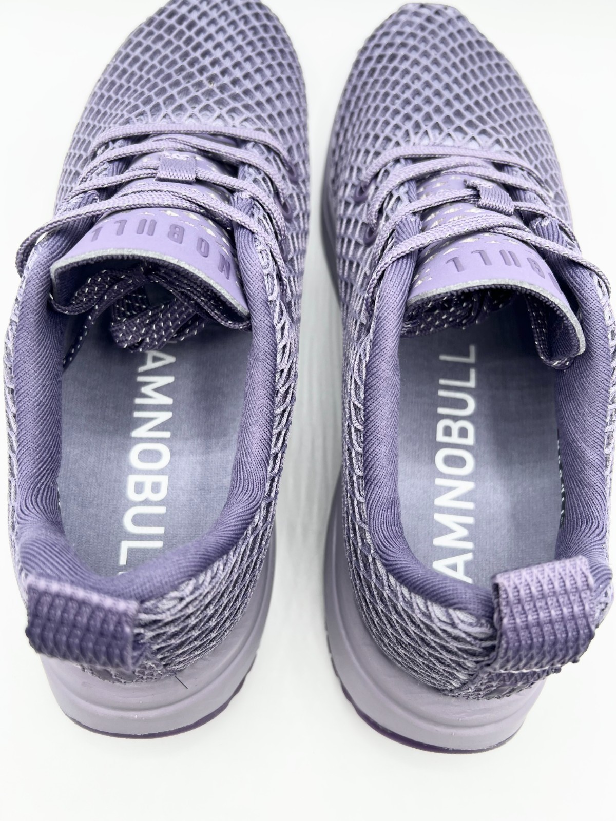 No Bull Diamond Mesh Runner Breathable Sneakers in Purple US Size M 6 W 7.5