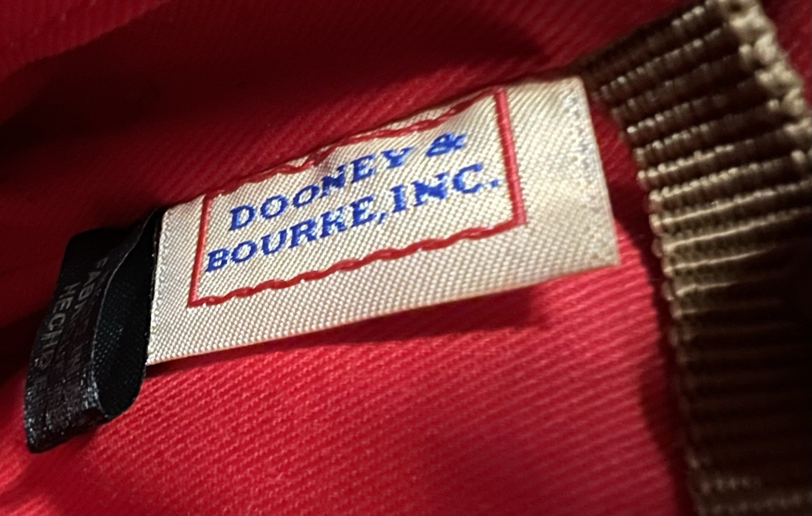 Dooney & Bourke Cupcake Print Bag White Coated Canvas Leather Trim Retired