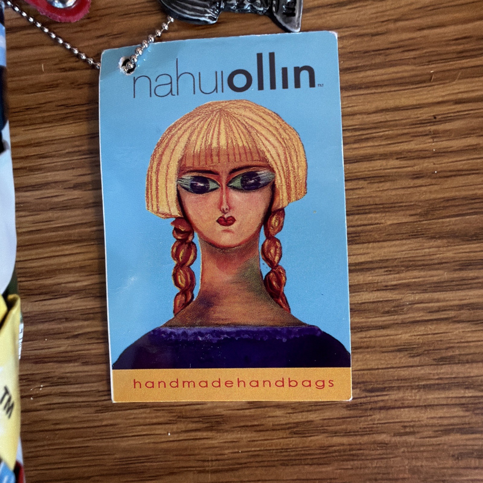 Nahui Ollin Hand Made Candy Wrapper Clutch/Wristlet Purse NWT