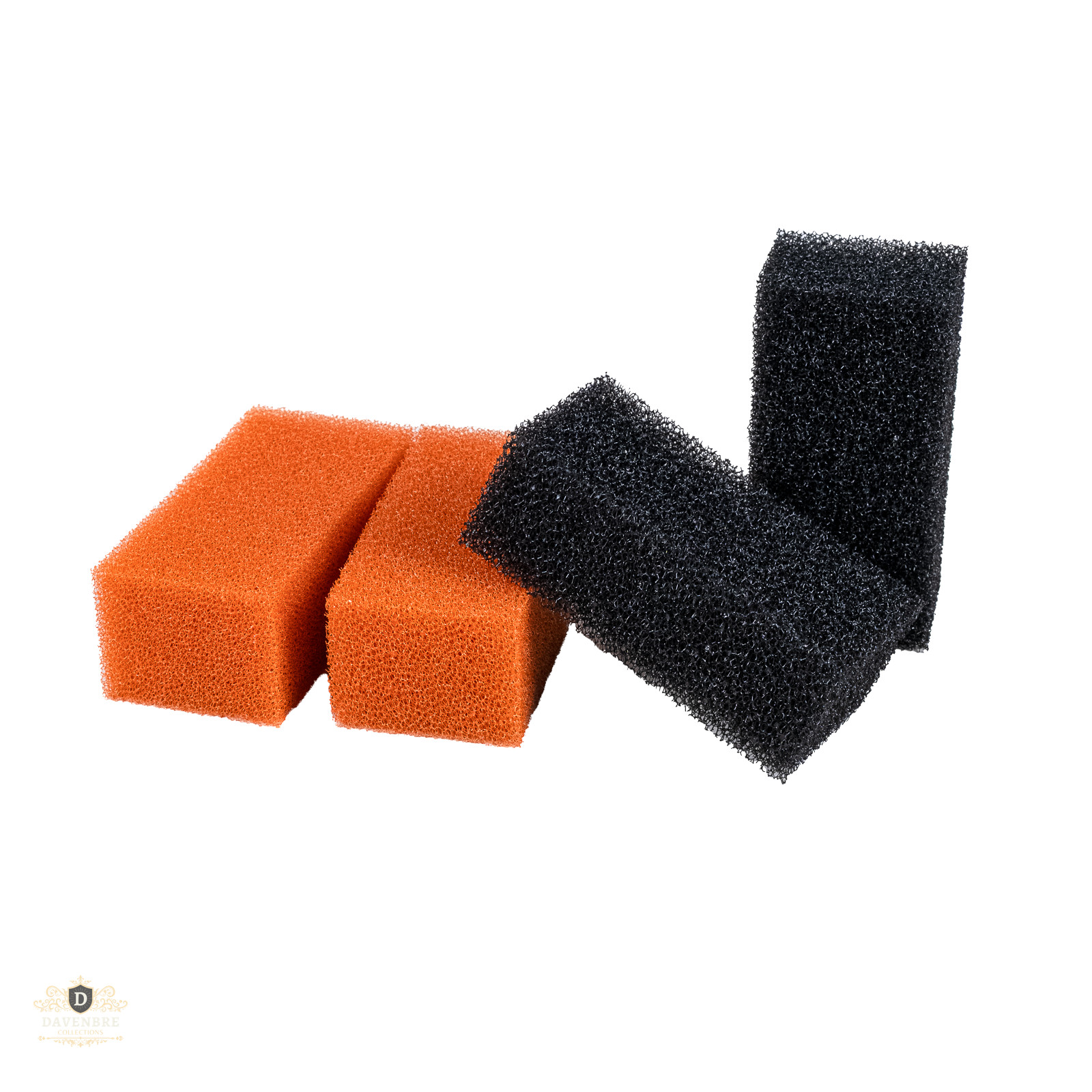Felt Hat Cleaning Sponges – Mixed Orange & Black for Fedora & Western Care