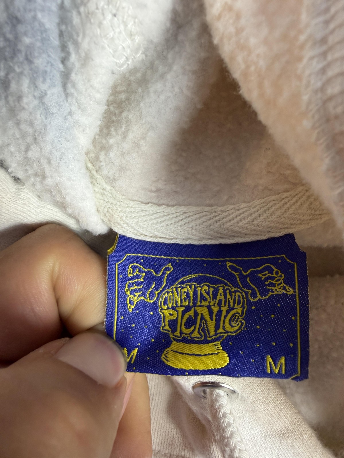 Coney Island Picnic Hoodie Mens M Tie Dye Love Your Mother Earth