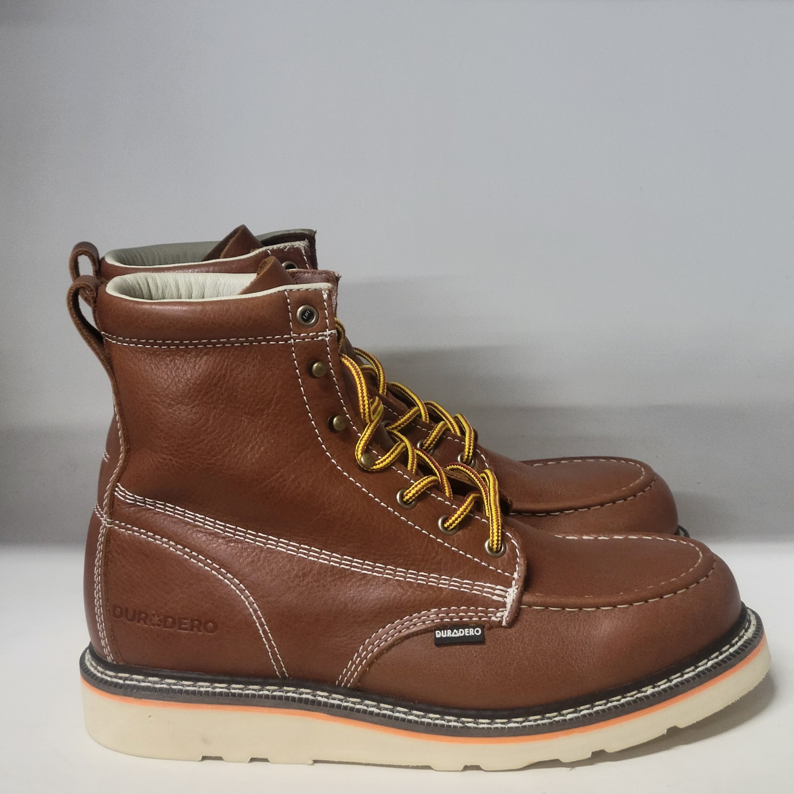 Duradero 6″ Moc Wedge Soft Toe Boot Rust Mens Size 10.5M
