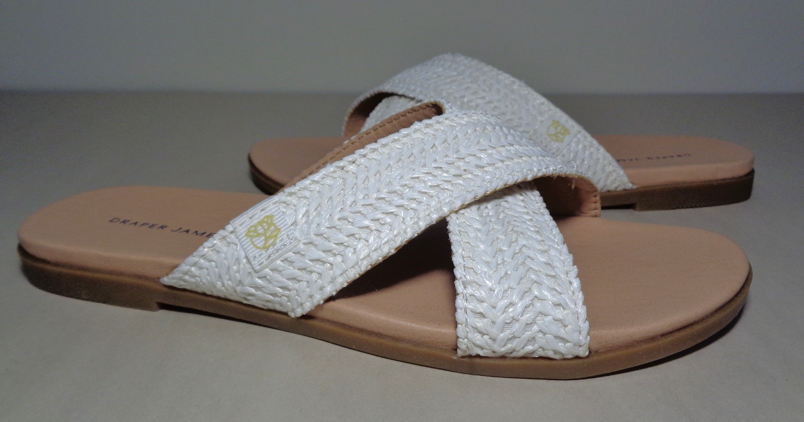 Draper Size 11 M / ALEX / White / Raffia Woven Sandals / New Women’s Shoes