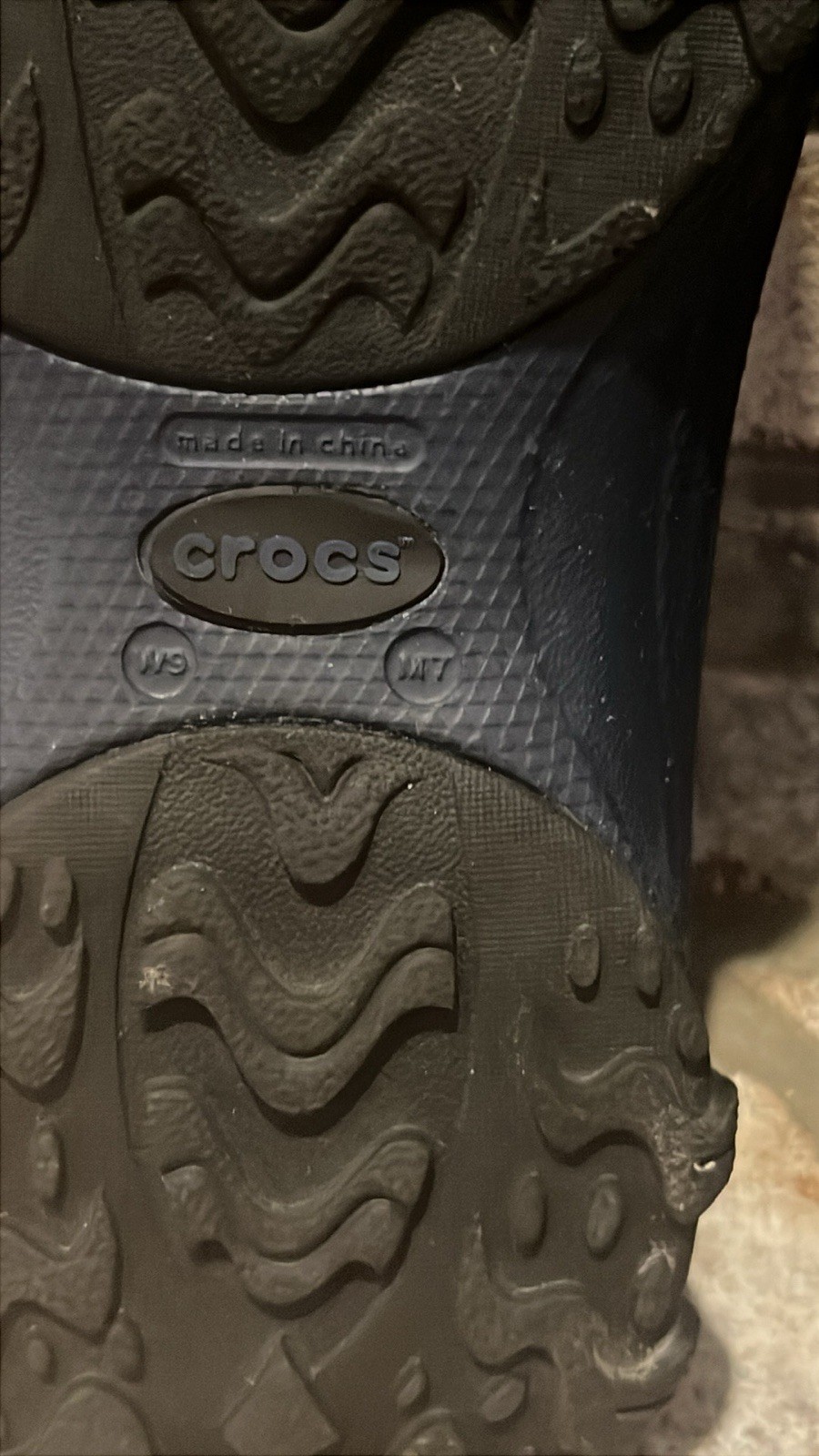 CROCS Trailbreak Clog exo-croslite frame, bumper toe size W9/M7 Nice!