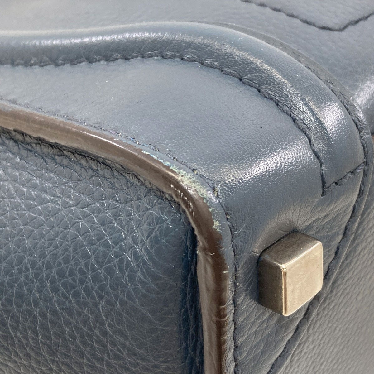 CELINE Luggage micro Tote Bag Calf Ladies [Used]