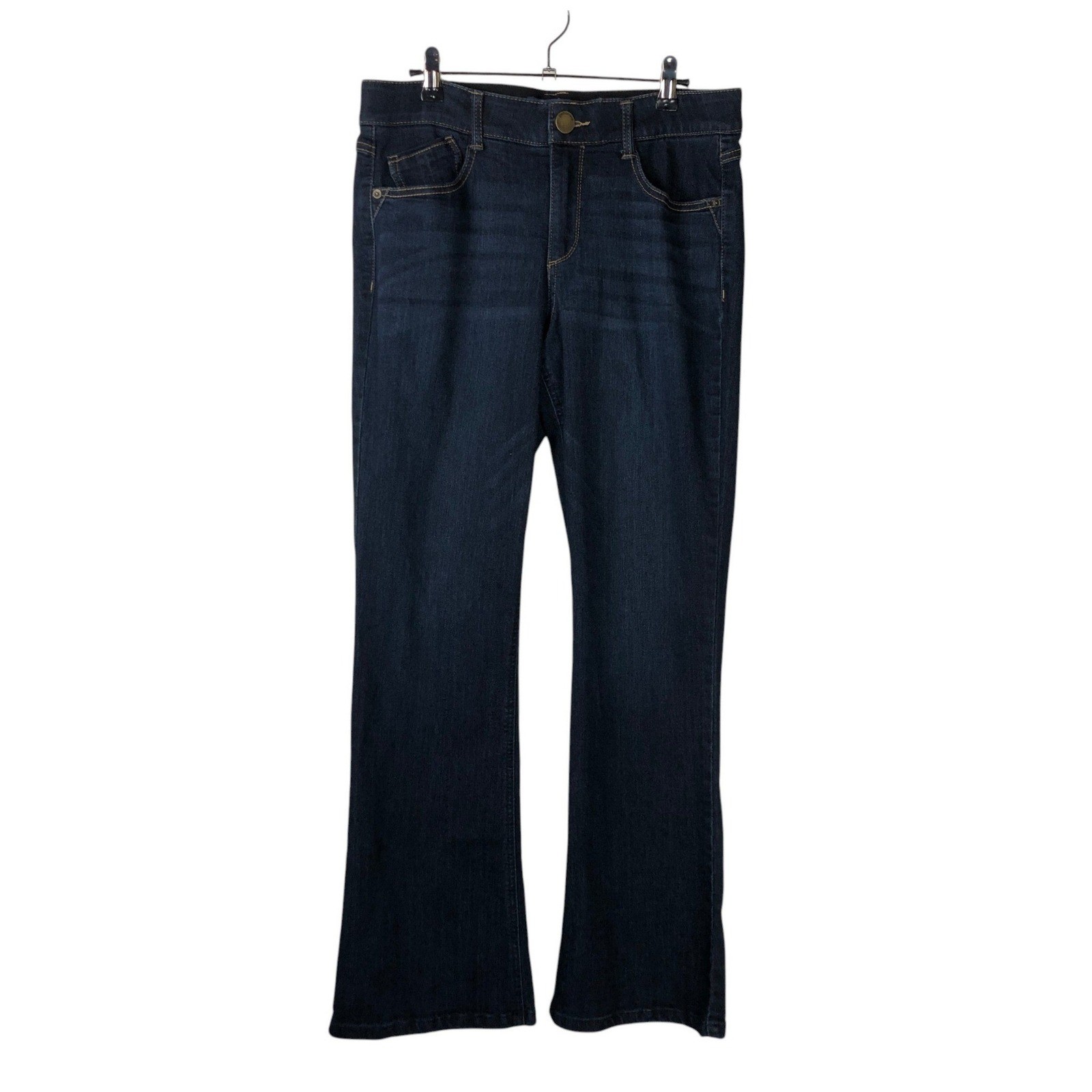 Democracy “Ab” Technology Womens Itty Bitty Bootcut Jeans Size 10 Dark Wash