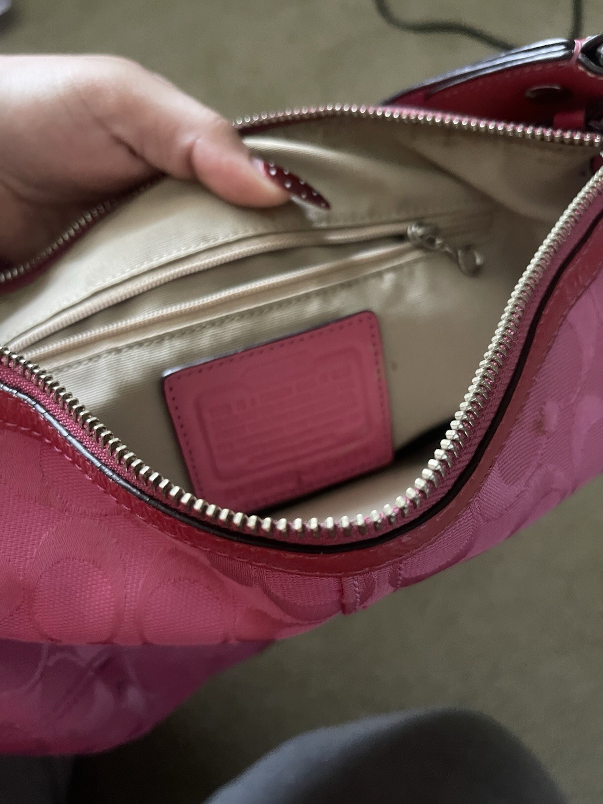 Vintage y2k coach pink bag