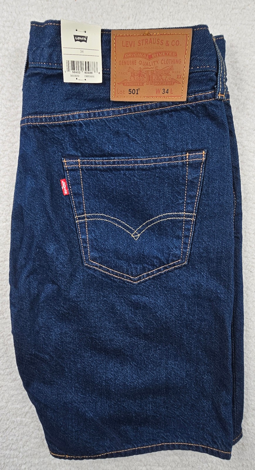 Levis 501 Mens Classic Cotton Original Fit Stonewash Denim Shorts PICK YOUR SIZE