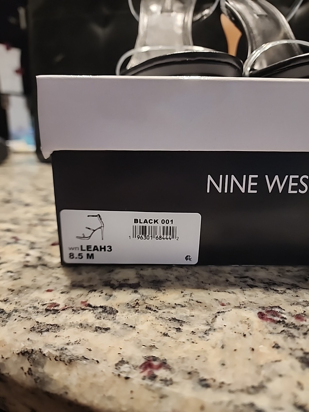 Nine West Leah 3 Black Heels W/ Original Box Size 8.5