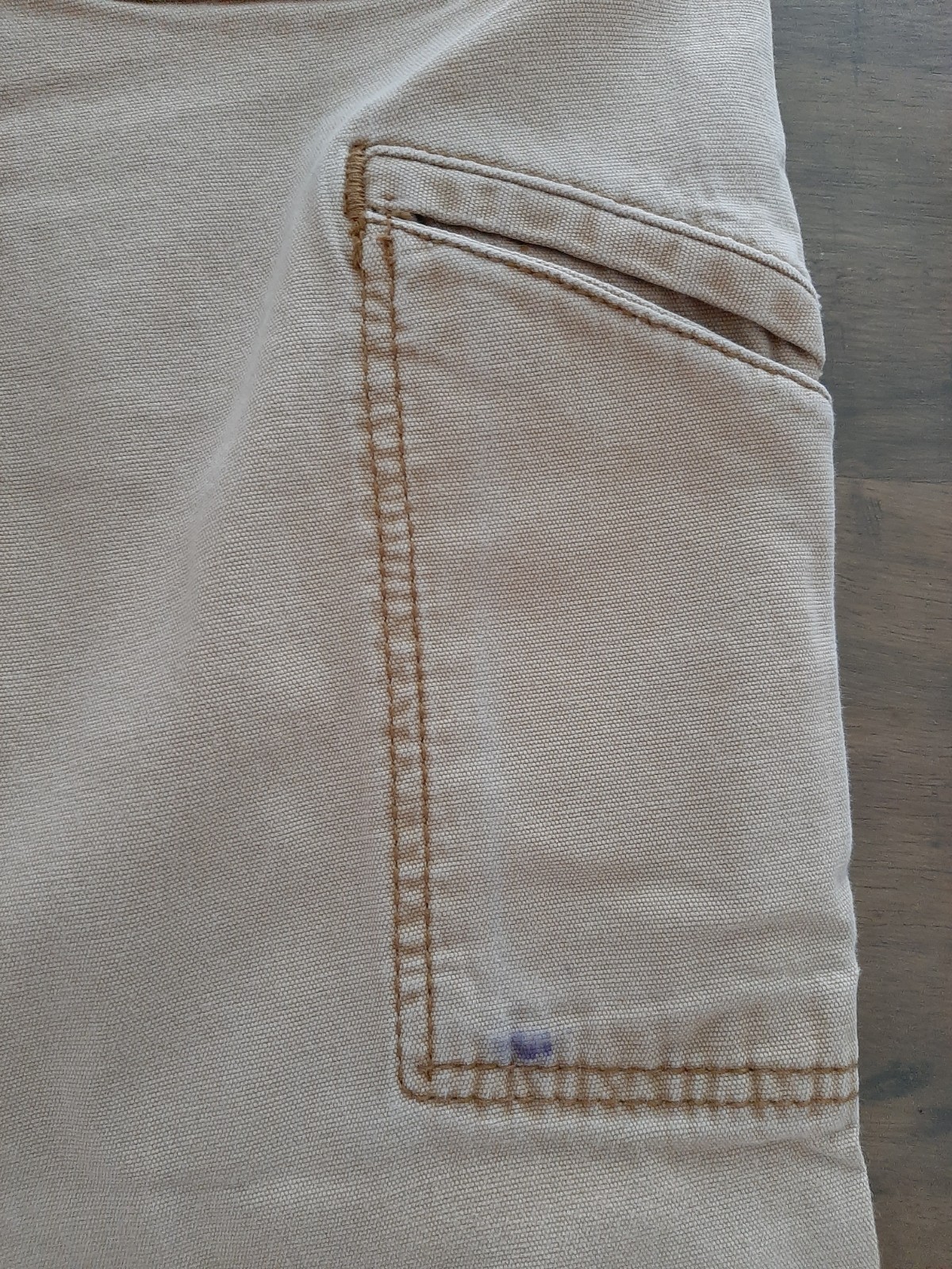 Distressed Faded Carhartt 102802-918 Double Knee Work Pants