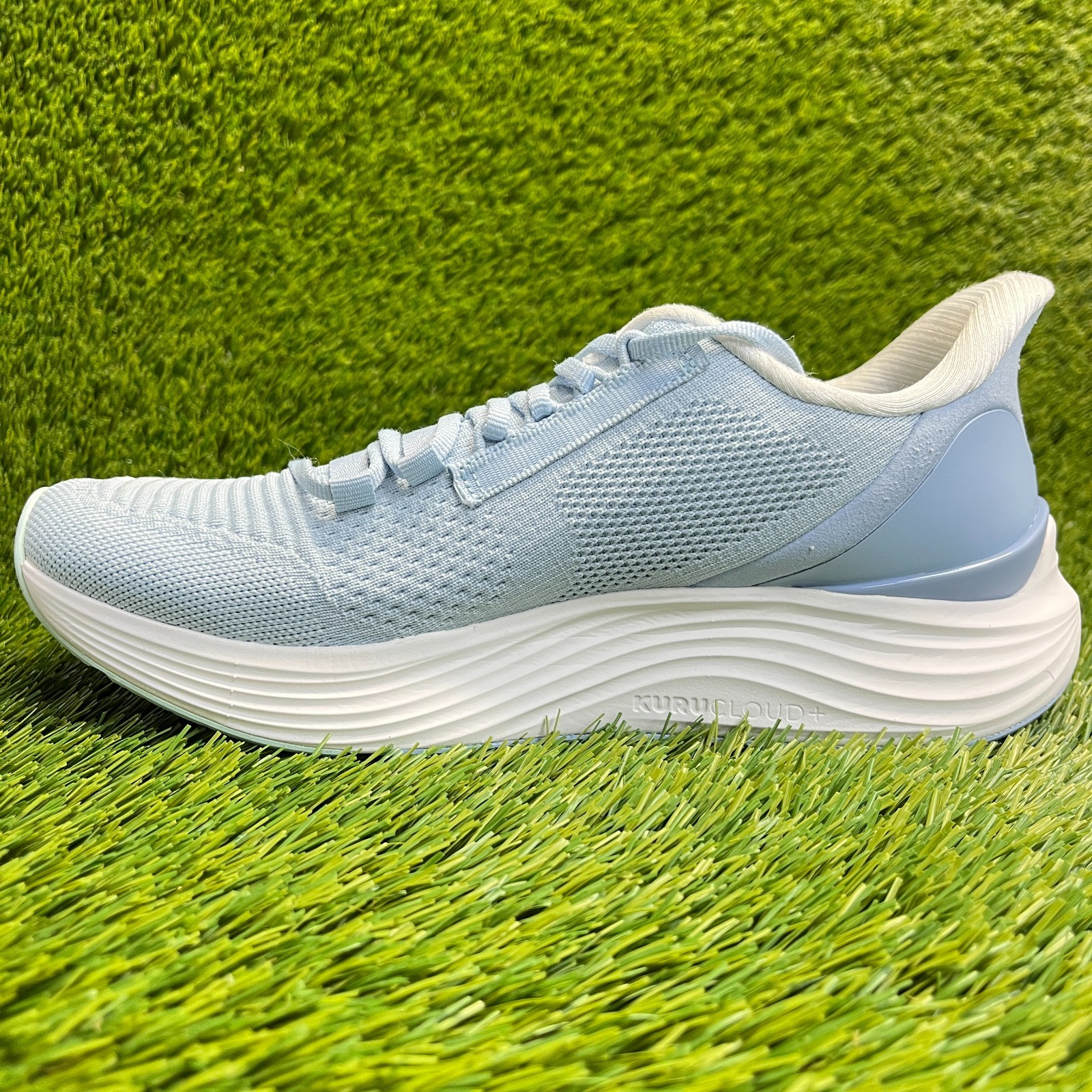 Kuru Atom 2 Womens Size 9.5D Blue White Athletic Running Walking Shoes Sneakers