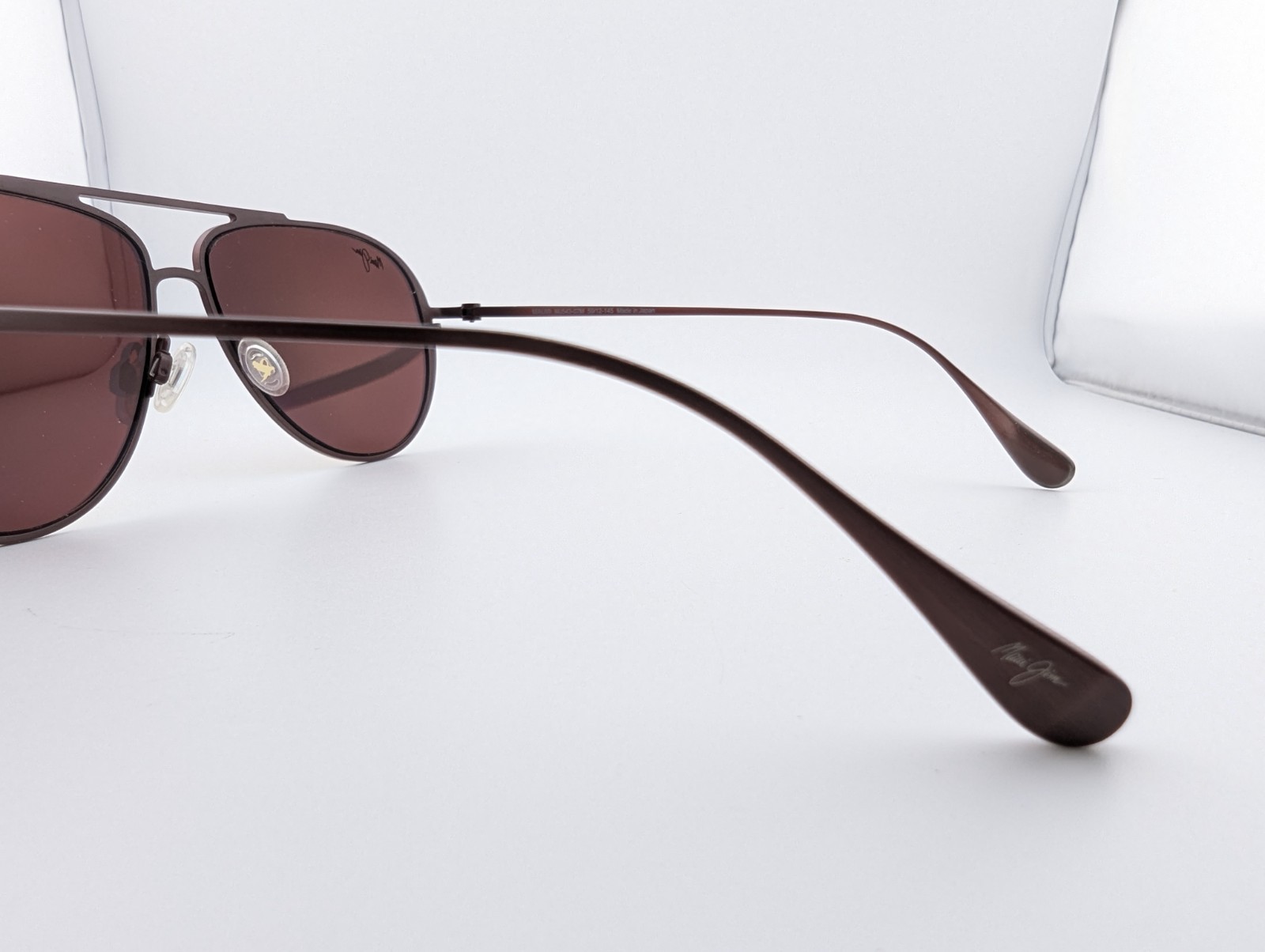 Maui Jim Sunglasses, MJ543-07M Shallows Matte Copper, 59-12-145, Titanium, Japan