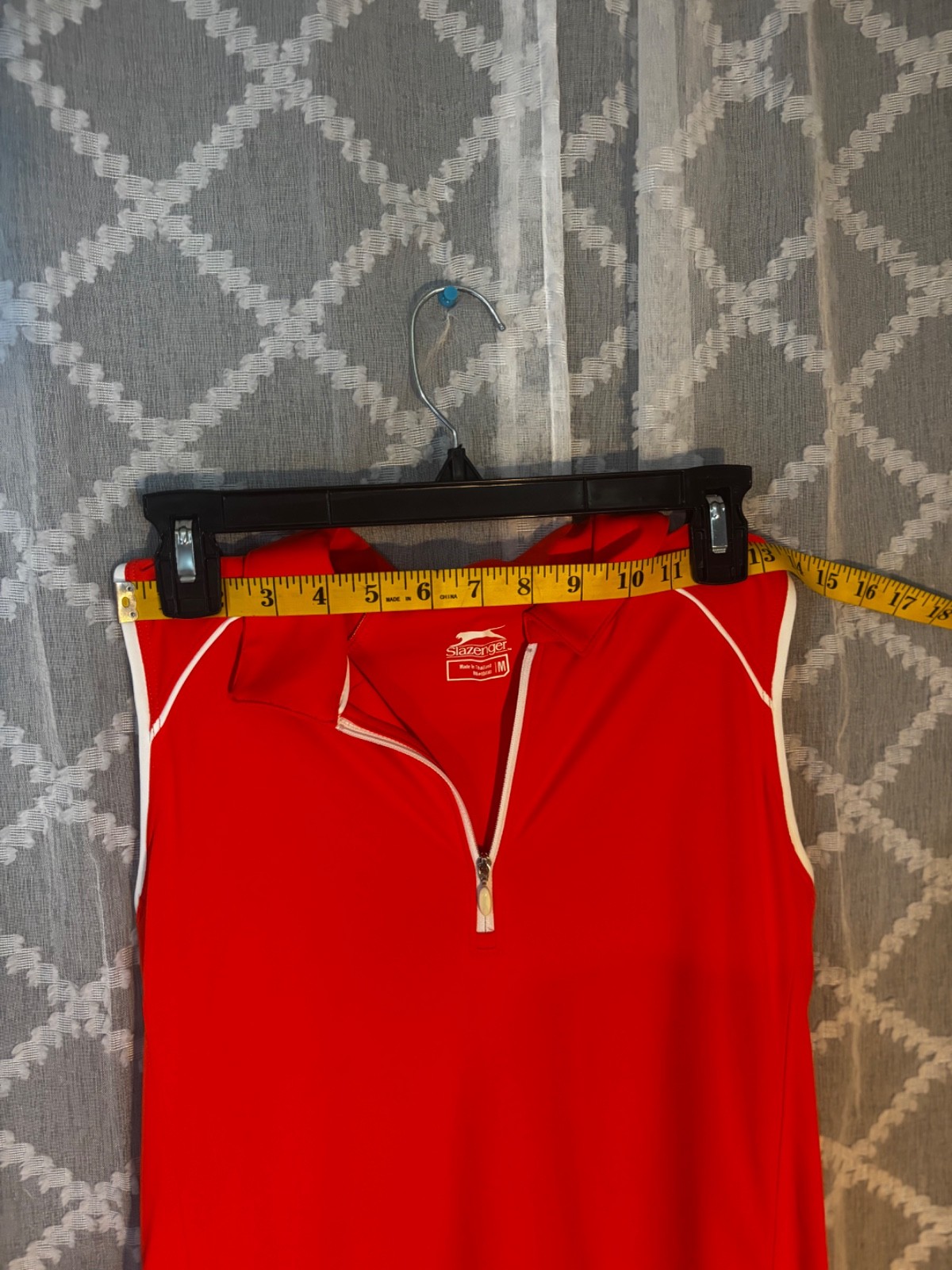 Womens Slazenger Orange Athletic Top M.