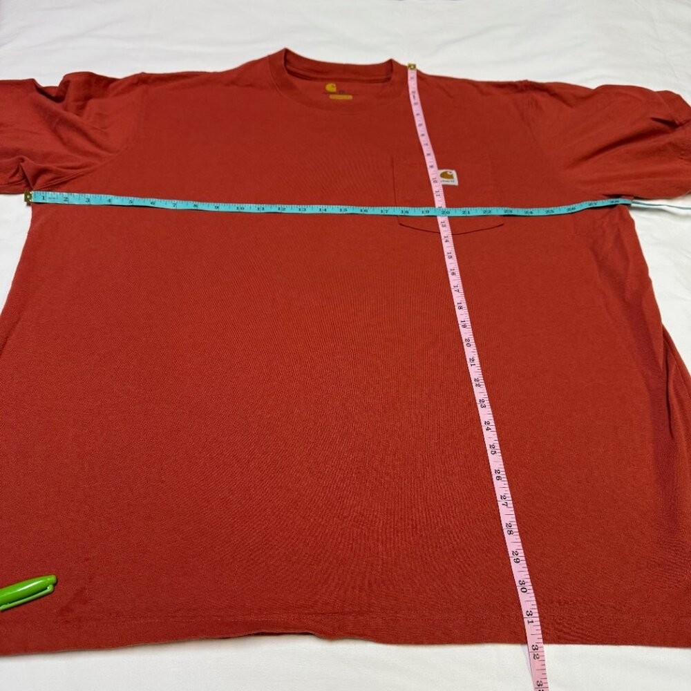 Carhartt Men’s Original Fit Pocket T-Shirt 2XL Burnt Orange EUC
