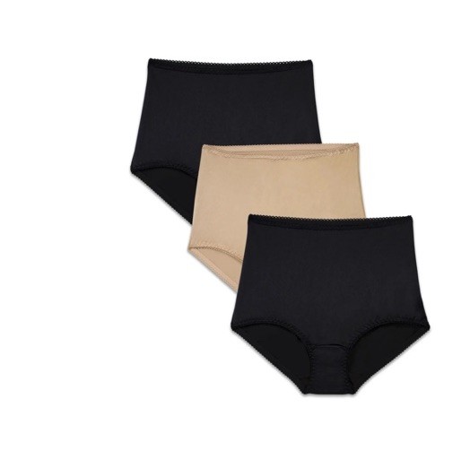 NEW Vanity Fair Radiant Collection Light Control Undershapers 3 Pack Hi-Cut 4XL
