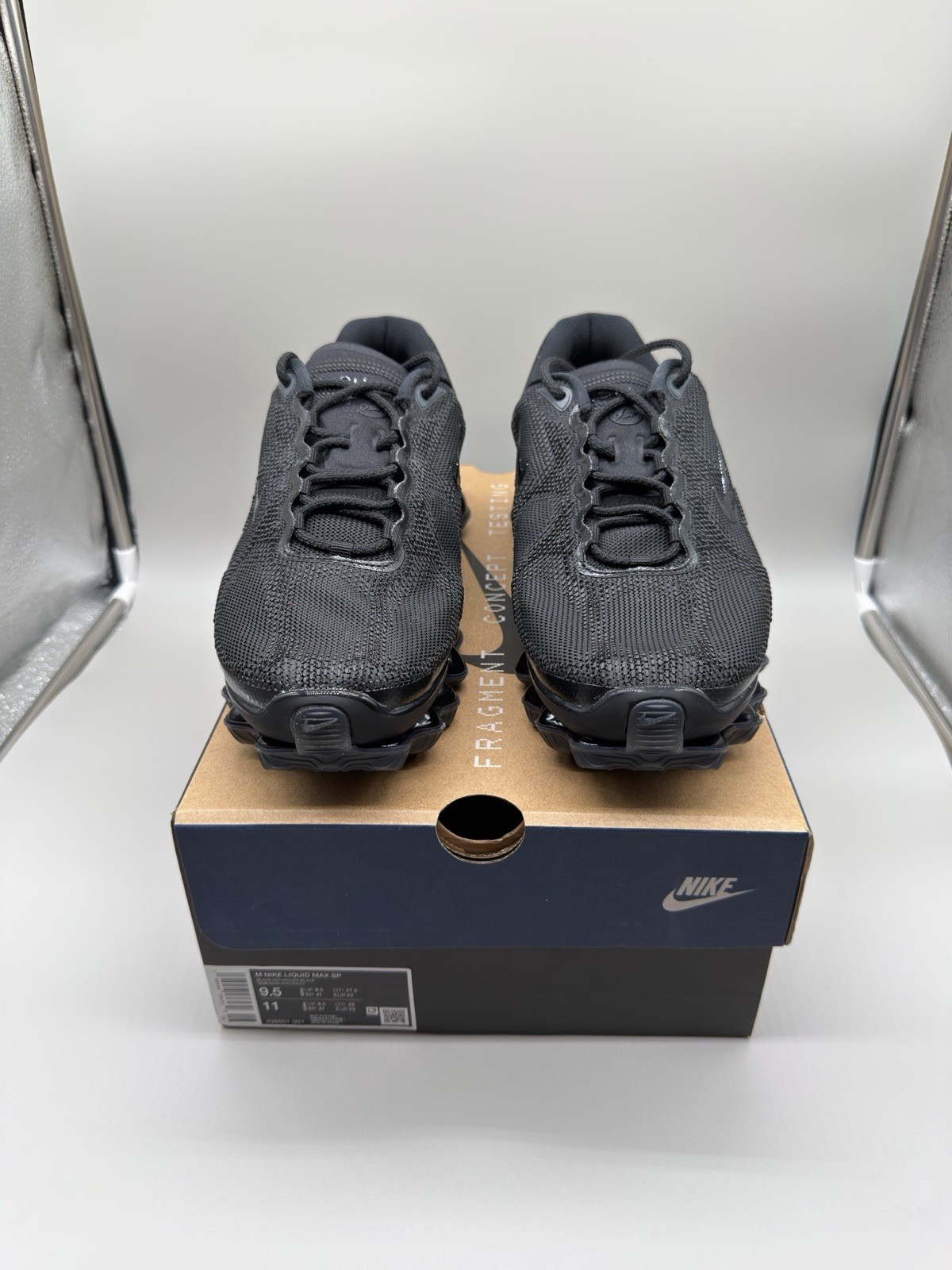Fragment Design x Nike Air Liquid Max Black – Size 9.5 Men’s – IQ8601-001