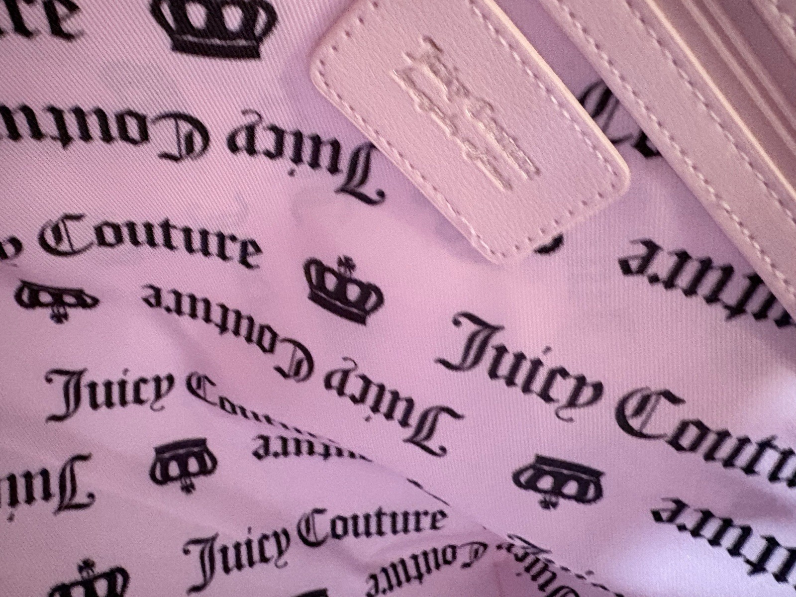 Juicy Couture Retro Strawberry Day Dreamer Customized Bow & Charm 1 Of A Kind