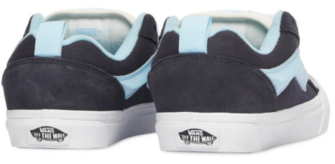 Vans Youth Knu Skool Shoes Black / Baby Blue VN000D2TY31 Athletic