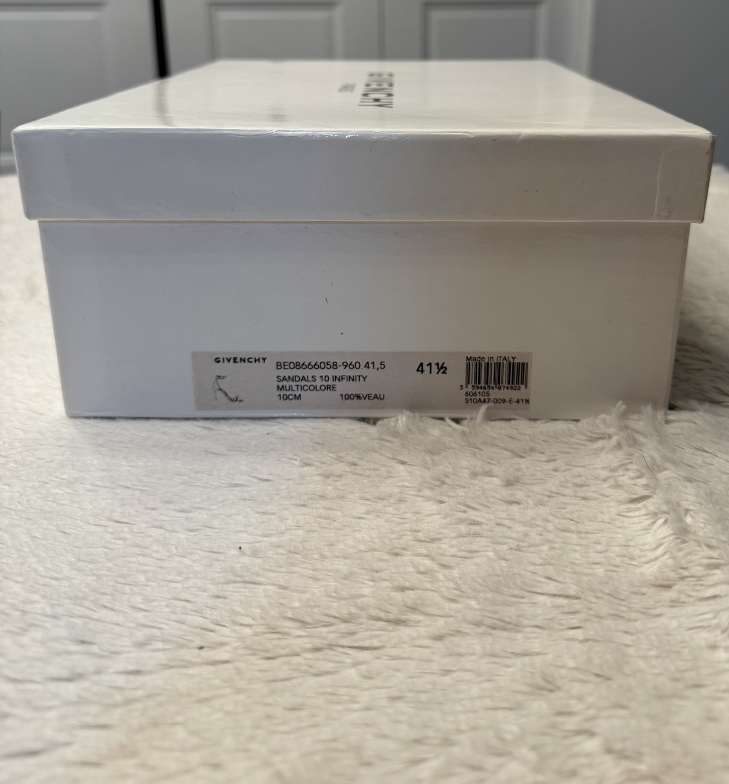 Givenchy Leopard Print Heel Sandal Retail: $750 41.5 (US 10.5) EUC W/ Box