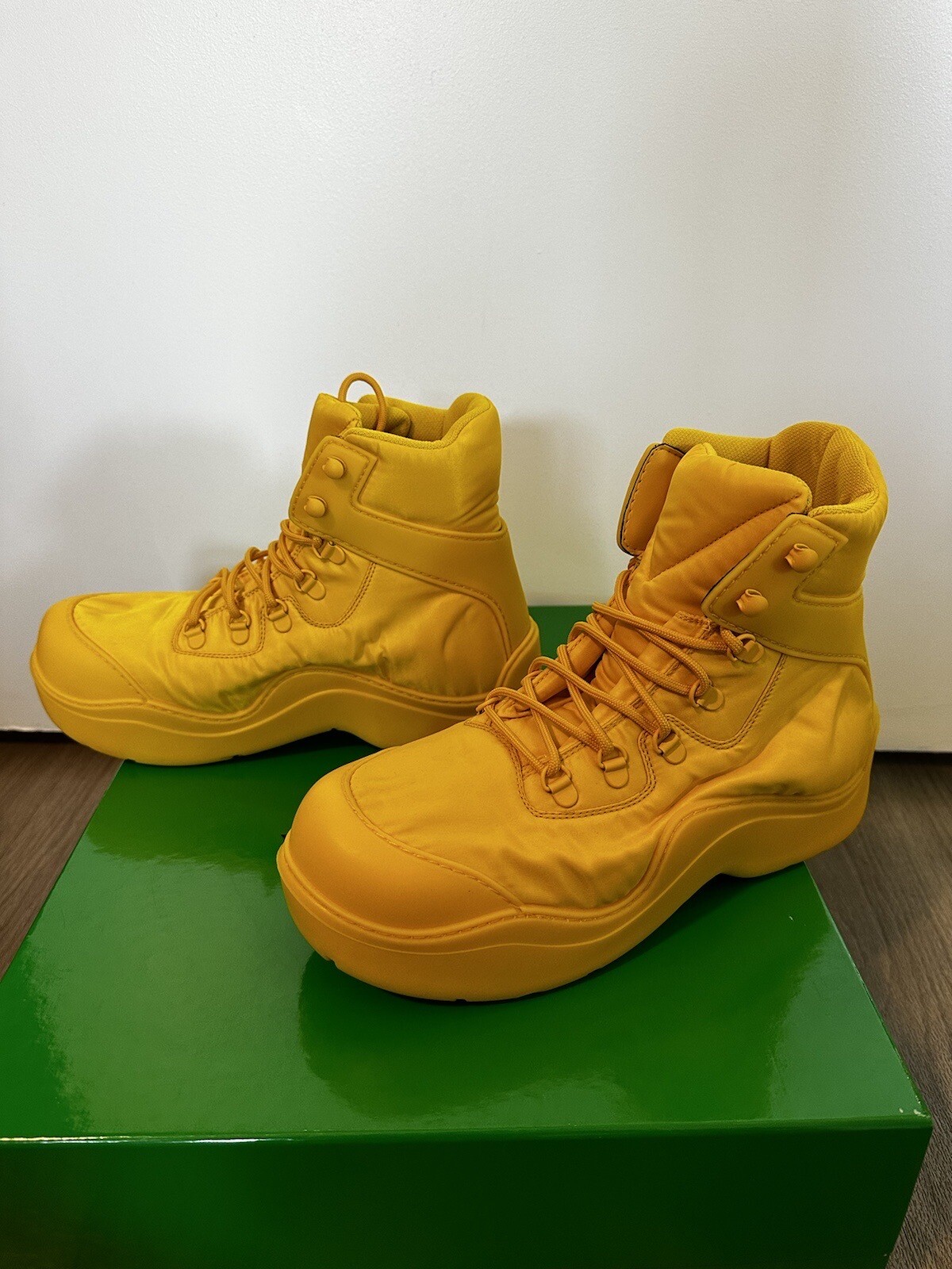 Bottega Veneta The Puddle Bomber Rubber Boot Size 41
