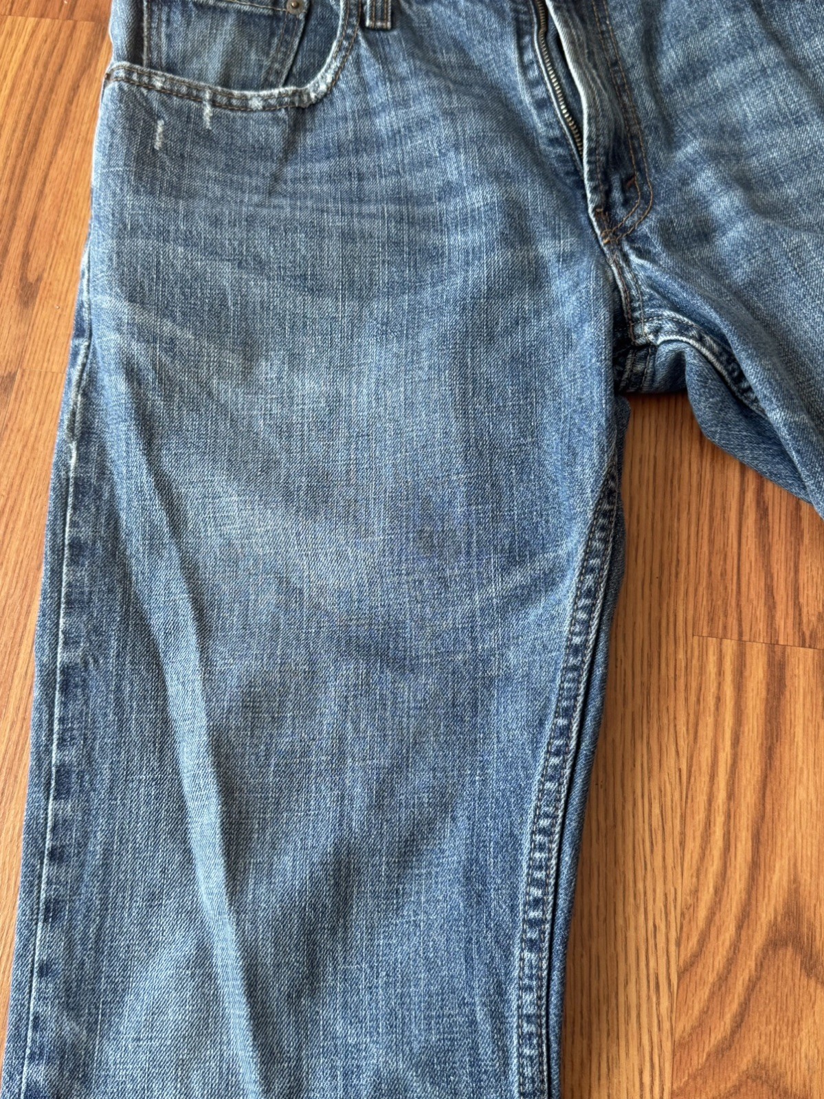 Vintage Levis jeans Men’s 34×32 Blue 527 Low Boot Bootcut Distressed Faded Y2k