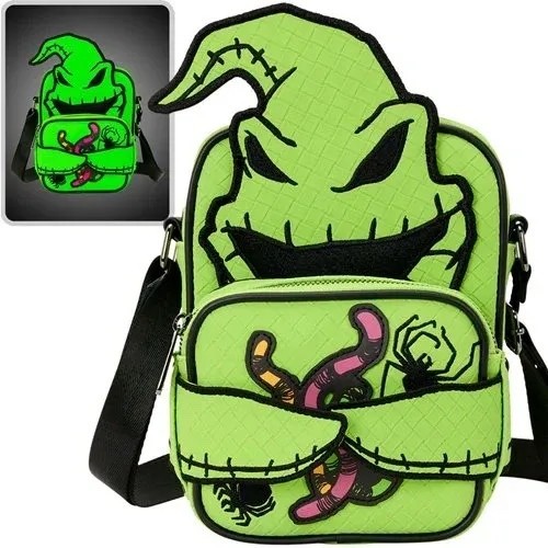 Loungefly Disney Nightmare Before Christmas Oogie Boogie Crossbuddies Glow Bag