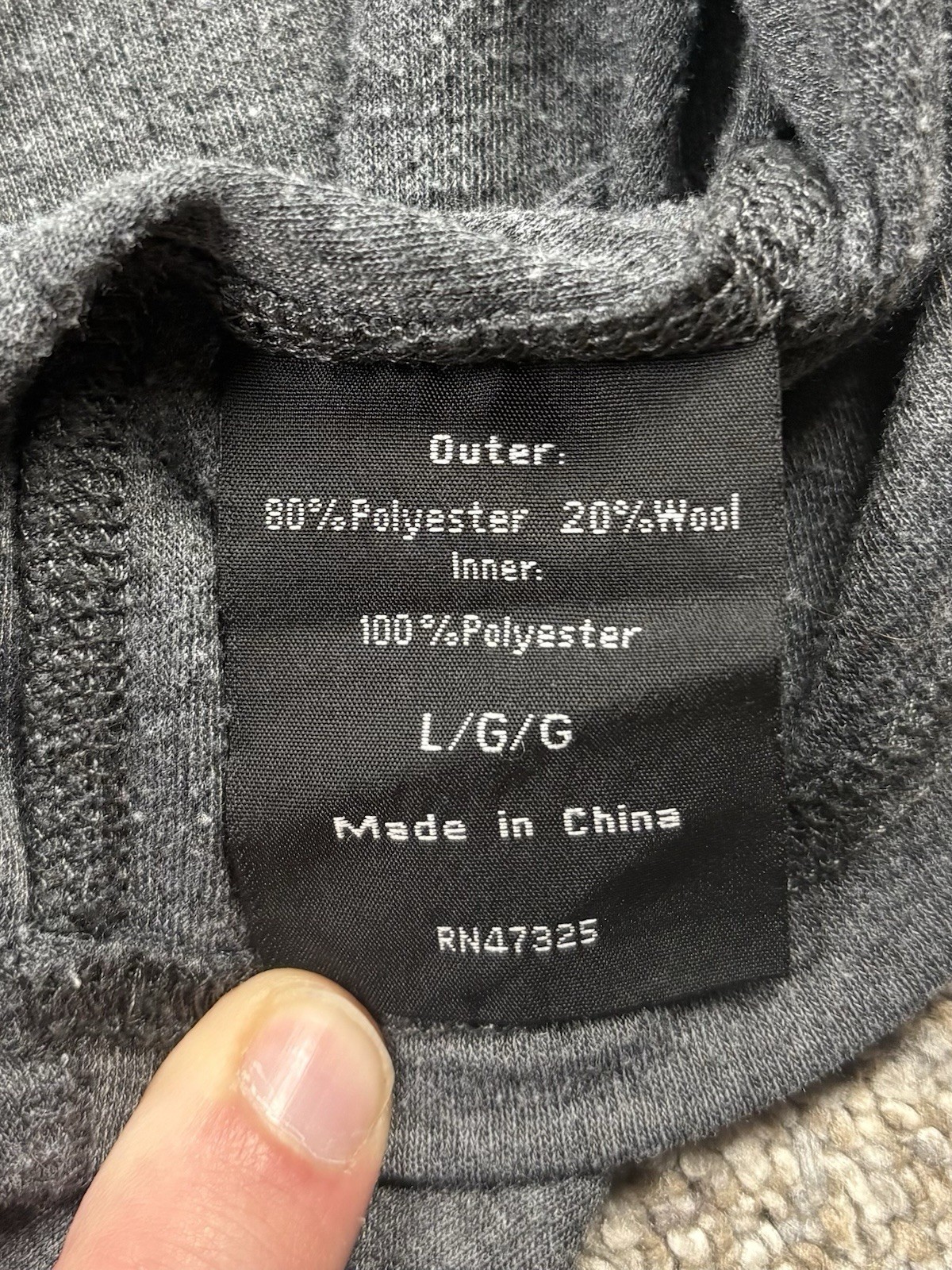 Omniwool Base Layer Long Sleeve Shirt Women’s Size Large Gray Pullover