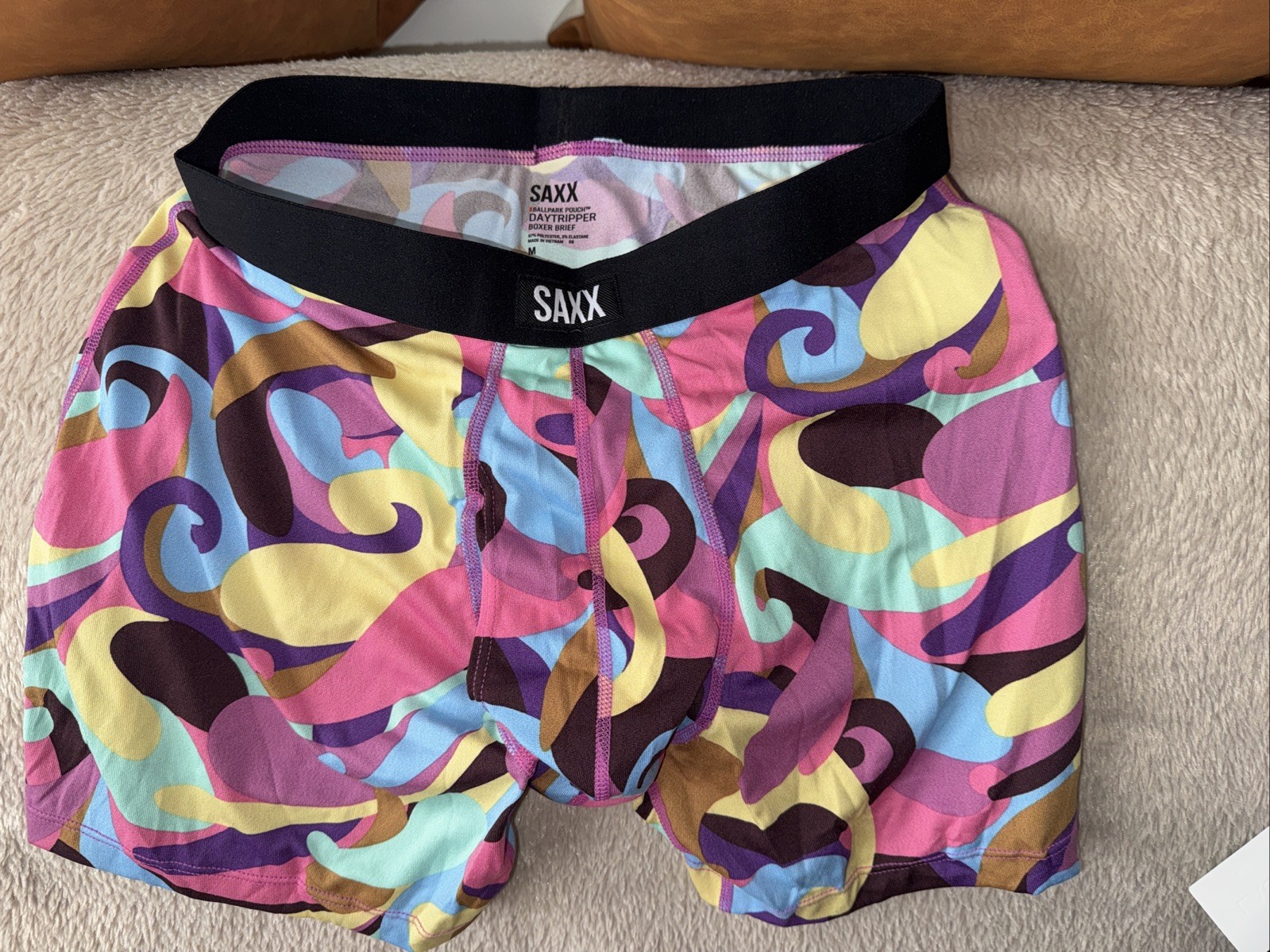 Random Top Brands Men Boxer Briefs Underwear Medium Size New READ