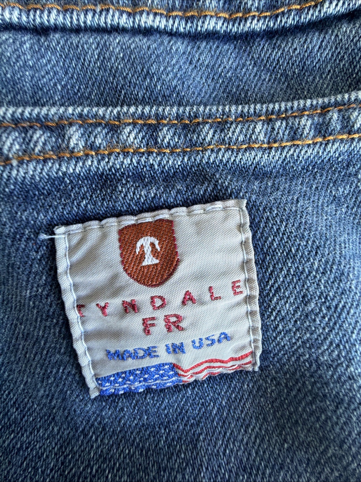 Tyndale FR Jeans Mens 34 X 29 Blue FRMC Flame Resistant Cat 2 F290T Made In USA