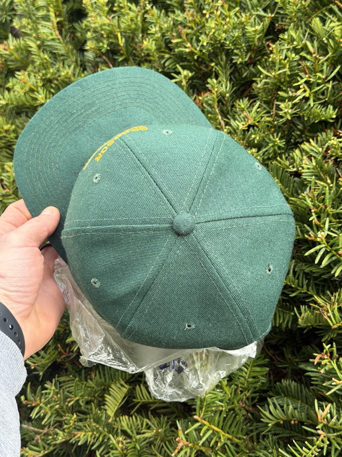 Vintage Ducks Unlimited Youngan Sri Lanka WOOL SnapBack Hat Cap Nature 90s NWOT
