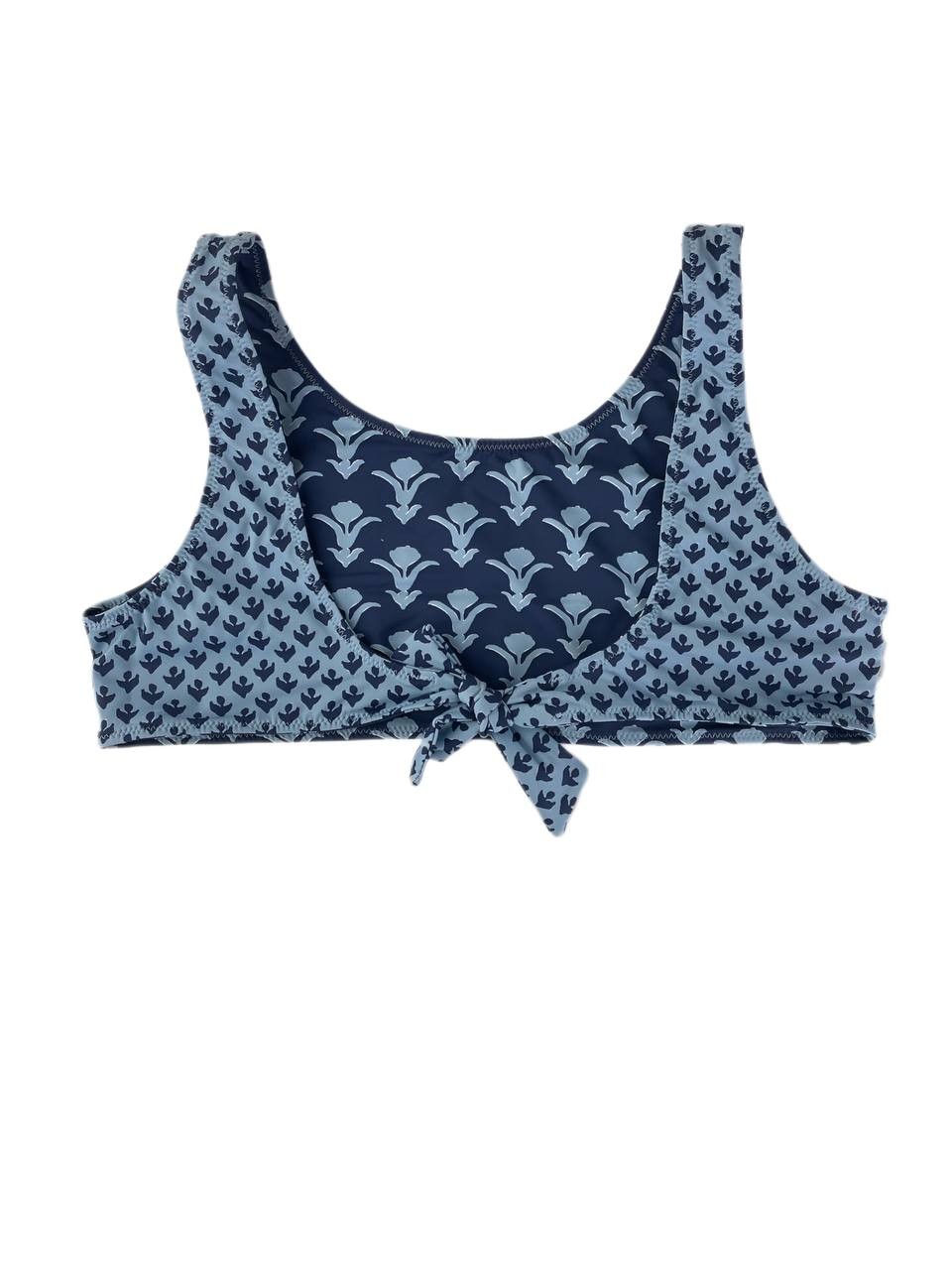 VINEYARD VINES Girl’s Navy Reversible Print Swimwear #6442 M NWT