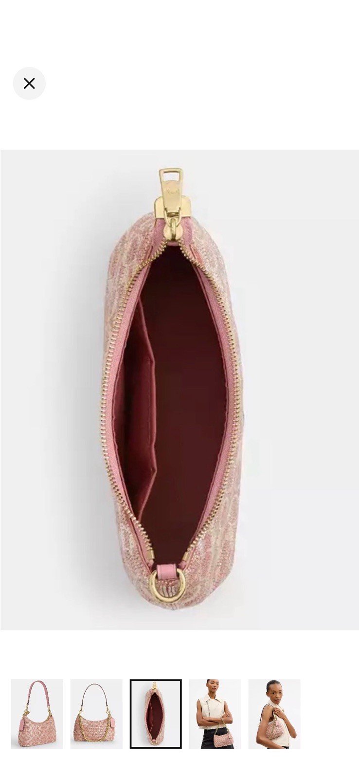 Coach Teri Beaded Bag – Pink