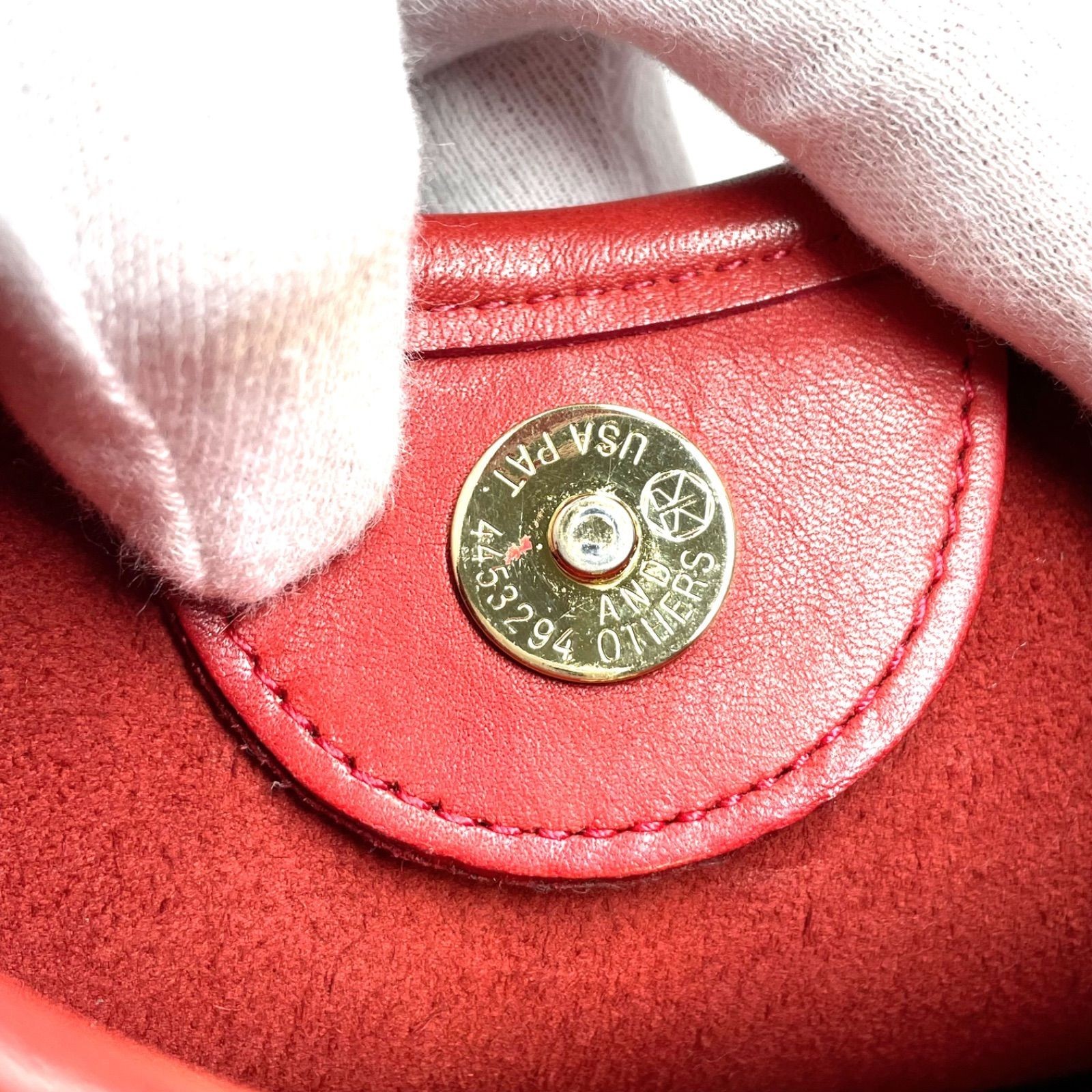 COACH 9027 Vintage Ergo Hobo Mini Hand Shoulder Crossbody bag Red Leather Woman