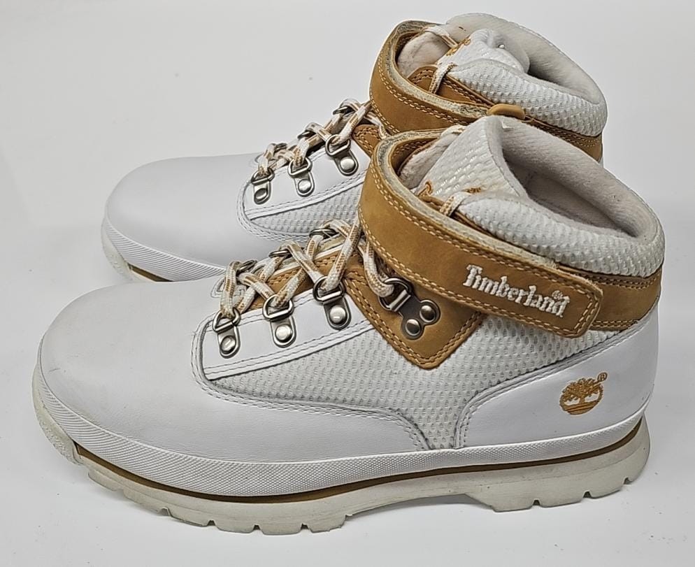 Timberland Euro Hiker Strap Lace Up Men’s White/Blanc 93912 Size US-5.5