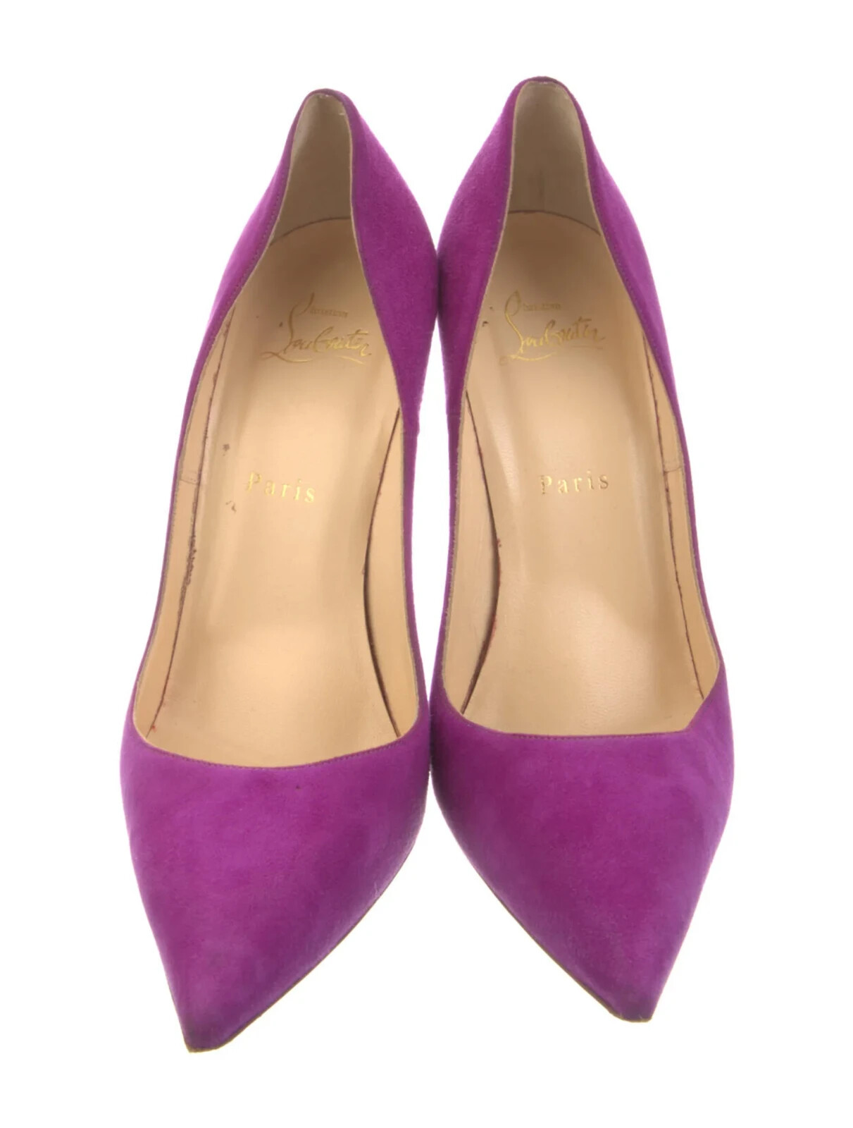 CHRISTIAN LOUBOUTIN Purple So Kate 120mm Suede Pumps SZ 9.5 39.5 Good &Box &Bag