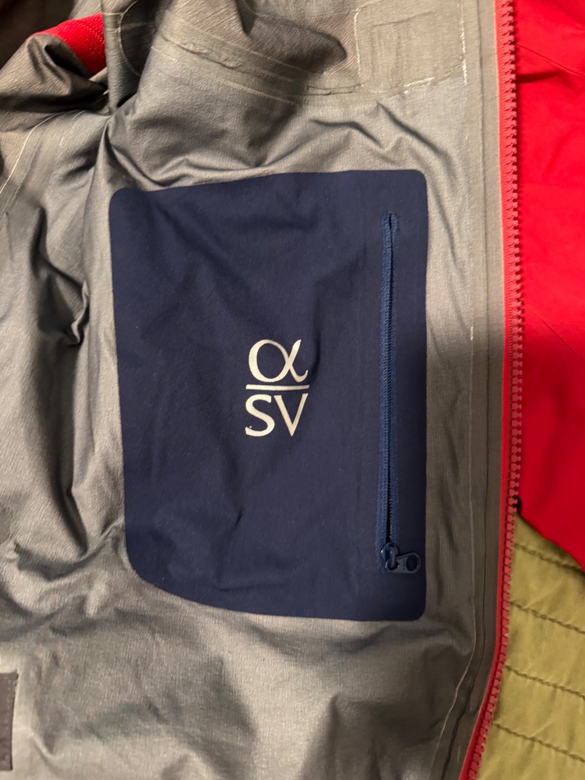 arcteryx Alpha SV jacket XL Red
