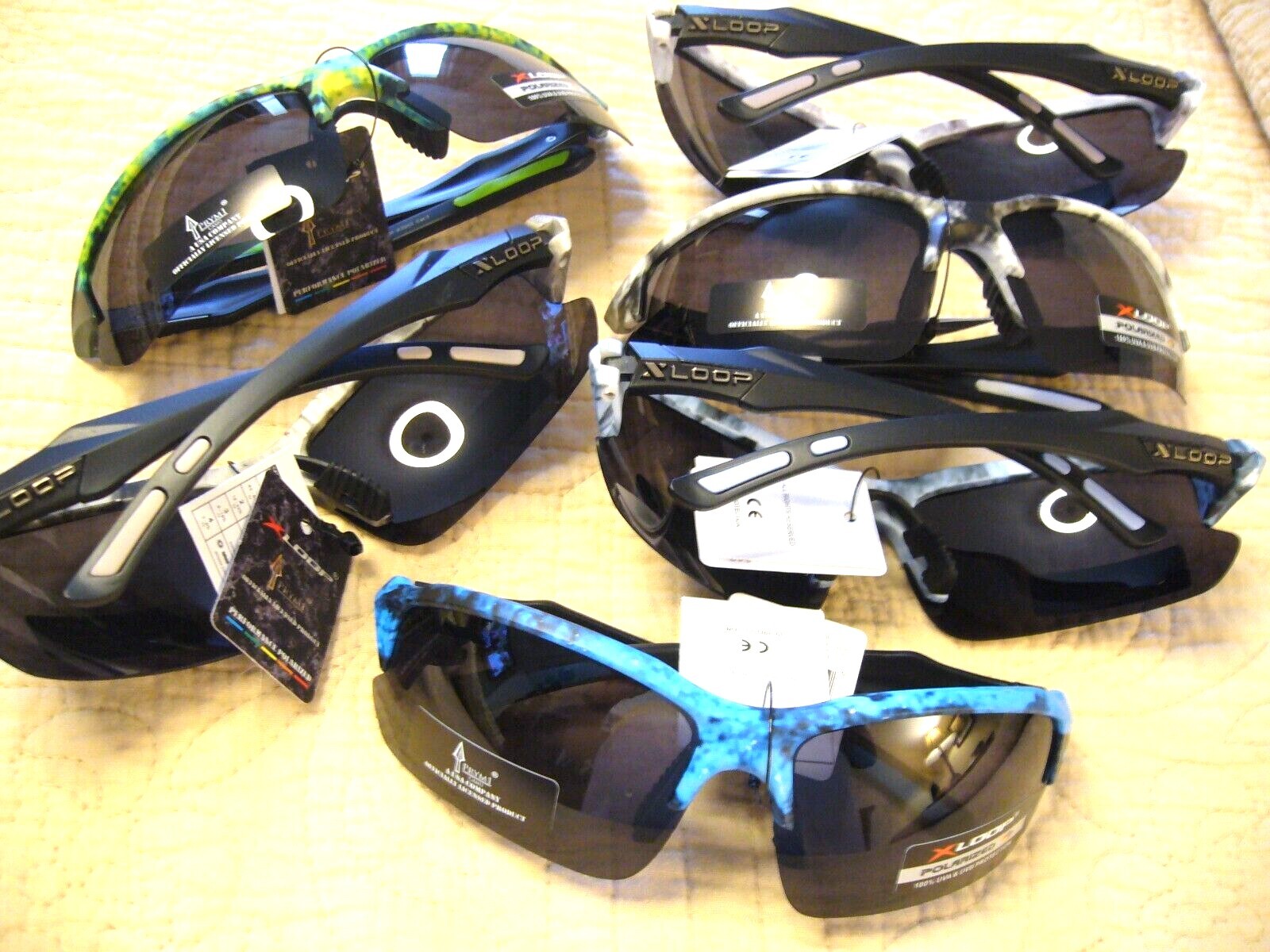 Polarized Sunglasses New Camouflage 1/2 Rim Frame Sunglasses USA Company PZ-3201