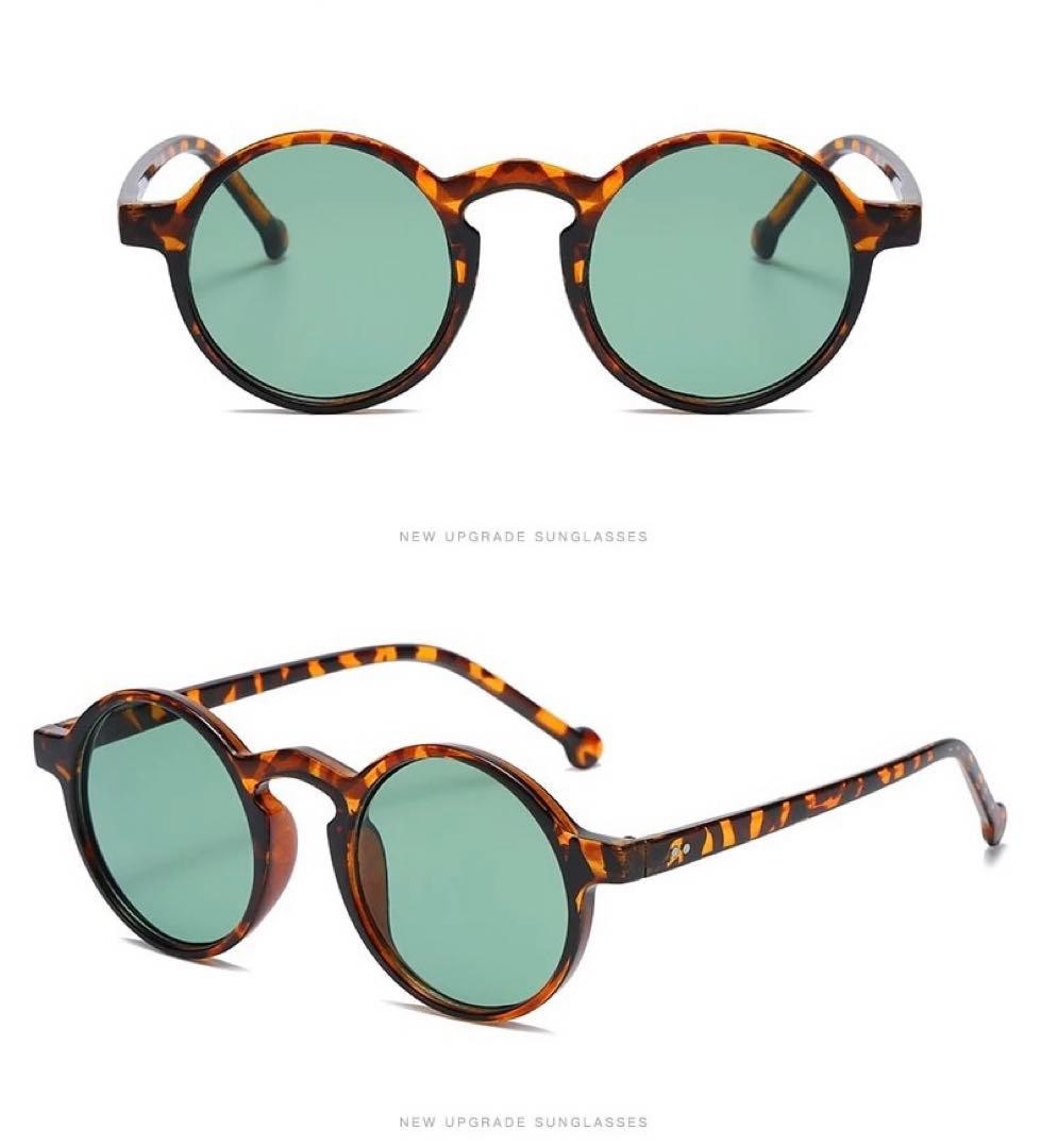 Sunglasses Round Glasses Tortoiseshell Pattern Lens Fashion Glasses